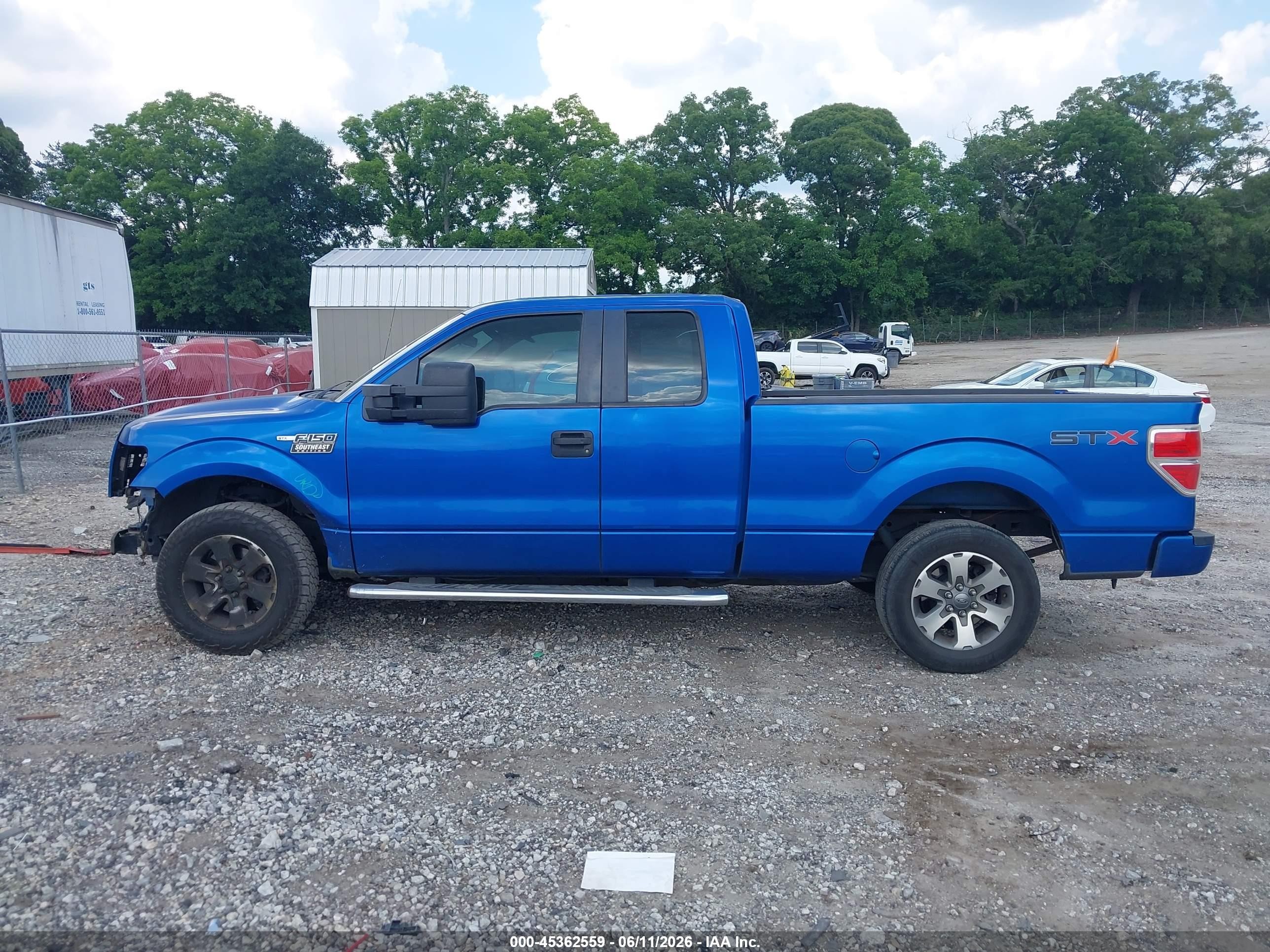 2013 Ford F-150 Stx Blue vin: 1FTFX1CF5DFA85321