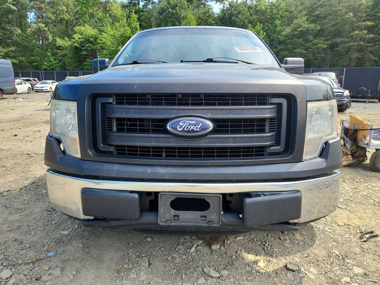 2013 Ford F150 Super Cab Green vin: 1FTFX1CF5DFC95904