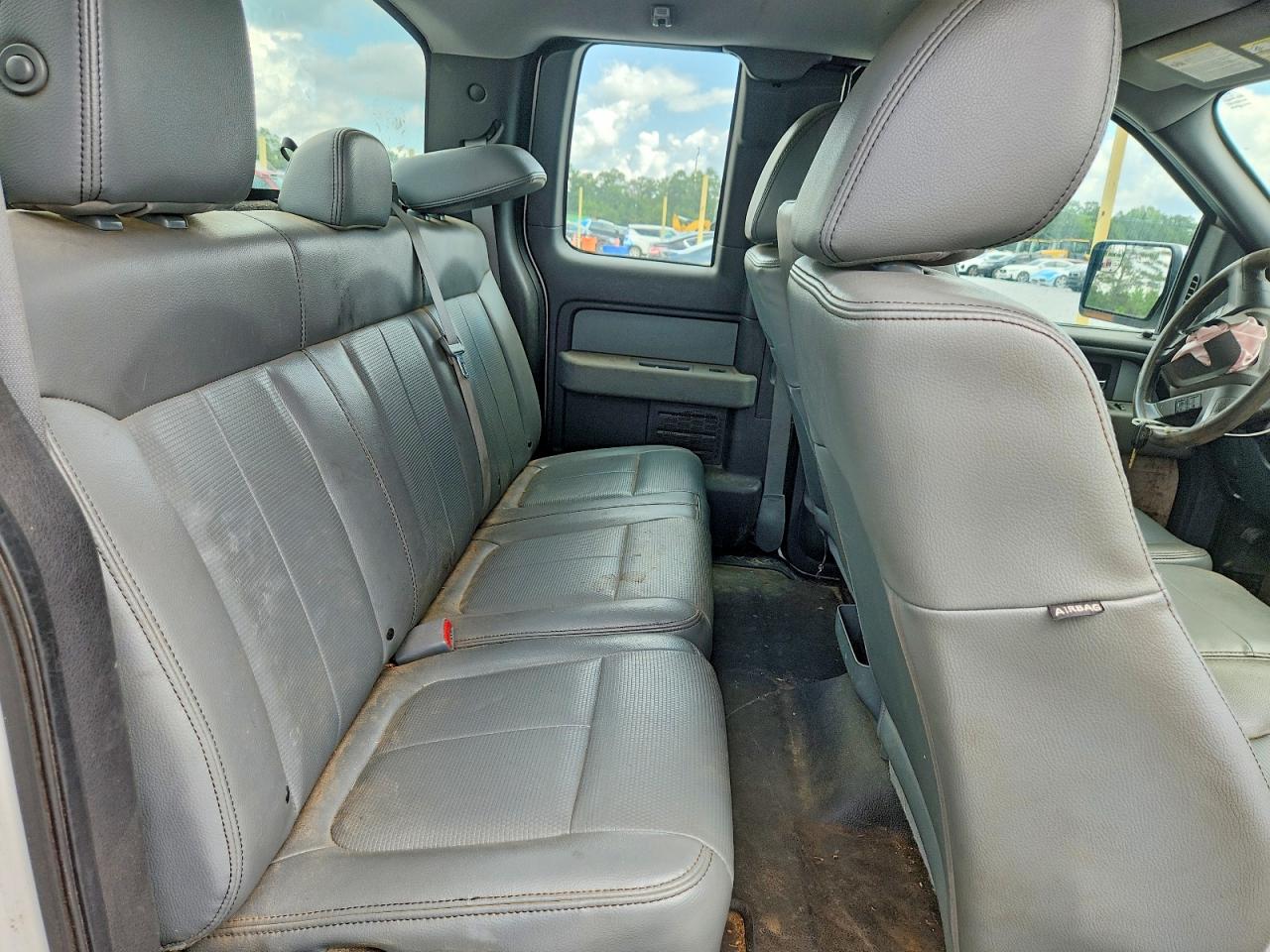 2013 Ford F150 Super Cab White vin: 1FTFX1CF5DKD50956