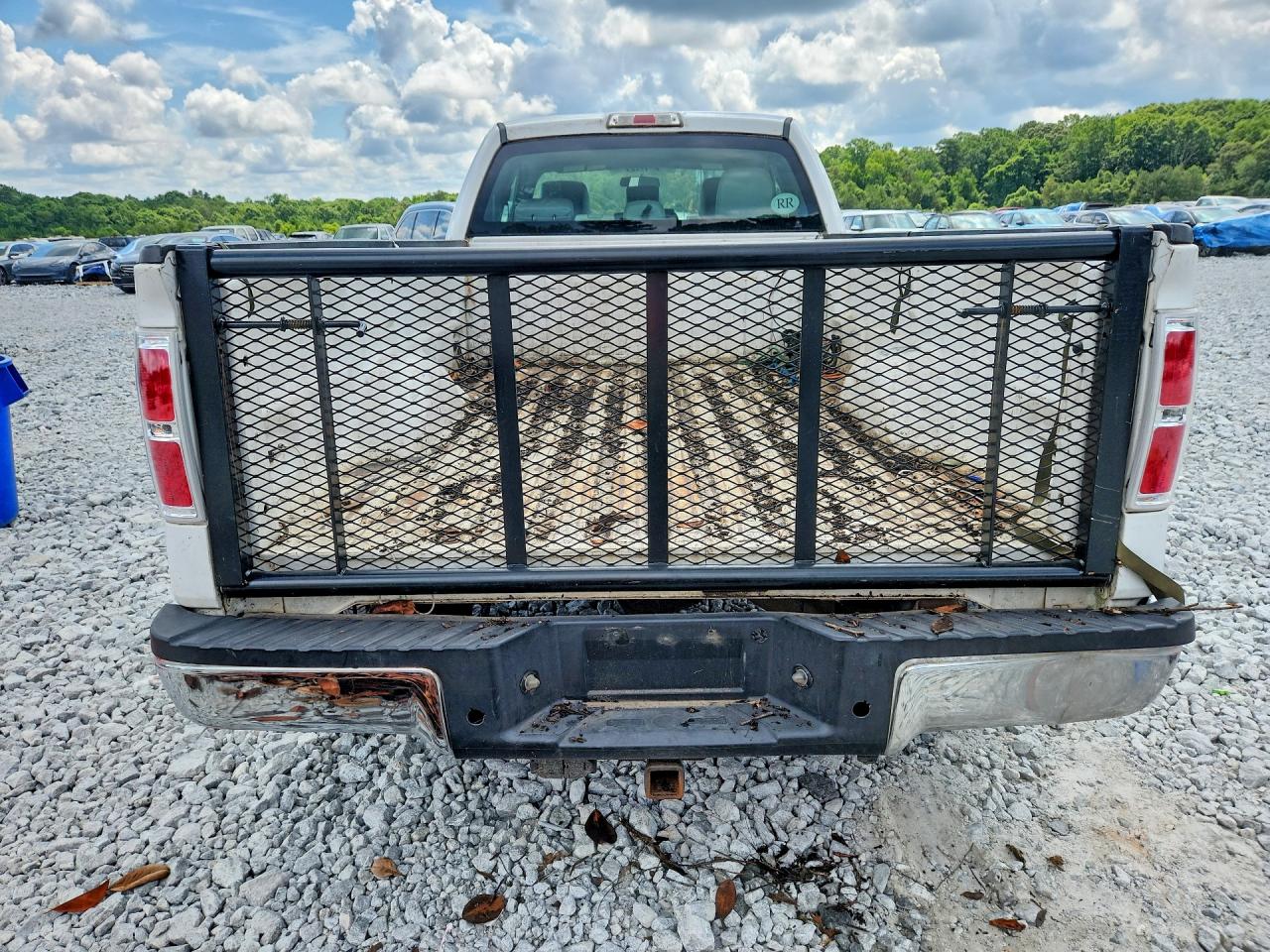 2013 Ford F150 Super Cab White vin: 1FTFX1CF5DKD50956