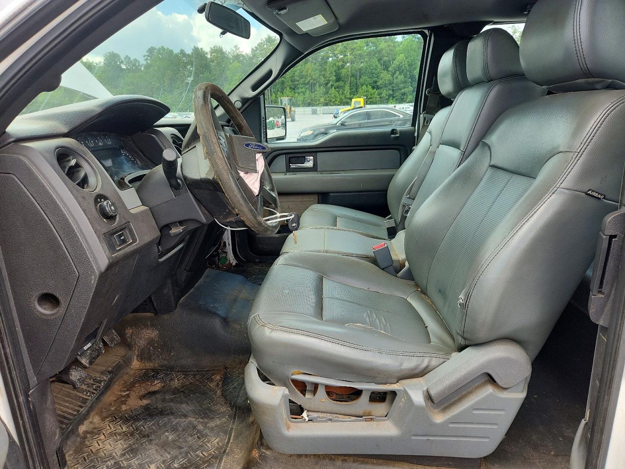 2013 Ford F150 Super Cab White vin: 1FTFX1CF5DKD50956