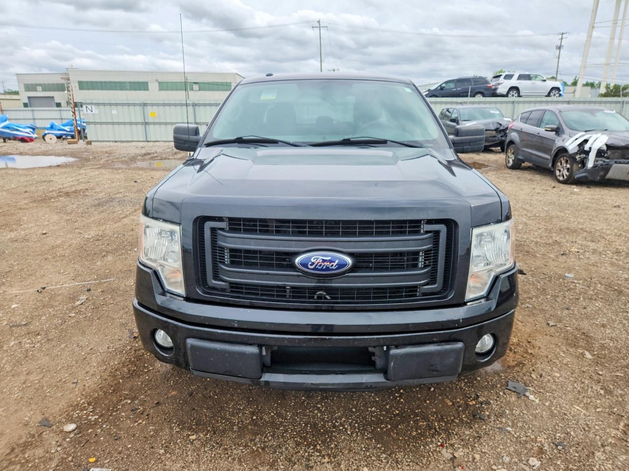 2013 Ford F150 Super Cab Black vin: 1FTFX1CF5DKD76862