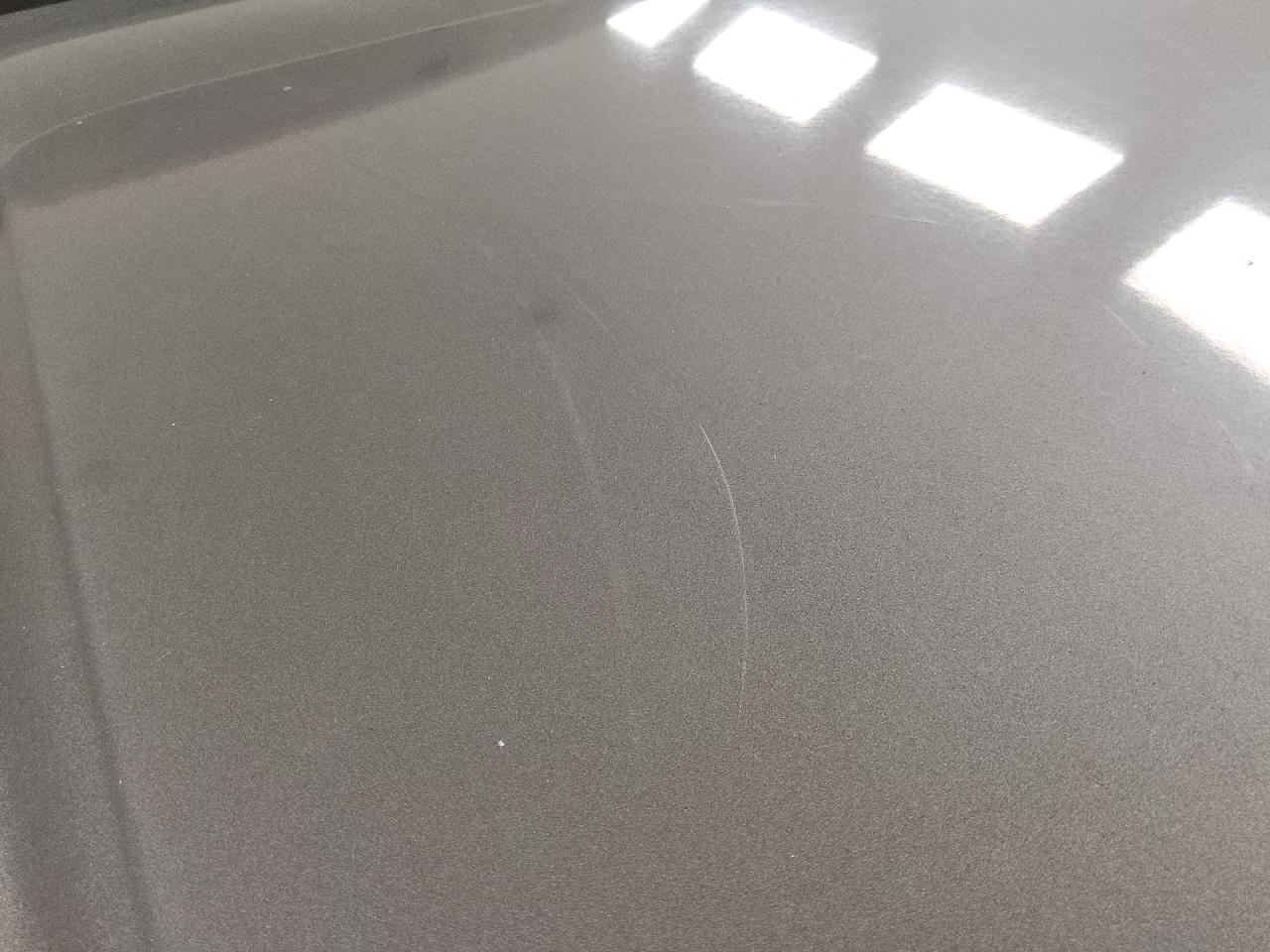 2014 Ford F150 Super Cab Gray vin: 1FTFX1CF5EKD28800 Damage: Hood, Heavy Scratch, 5 To 6 Inches