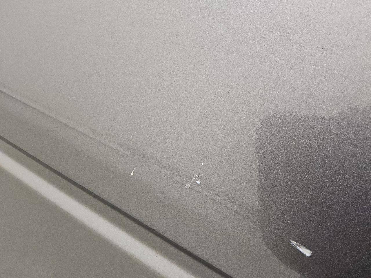 2014 Ford F150 Super Cab Gray vin: 1FTFX1CF5EKD28800 Damage: Right Front Door, Dent(S) W/ Paint Dmg, 1/2 To 1 Inch