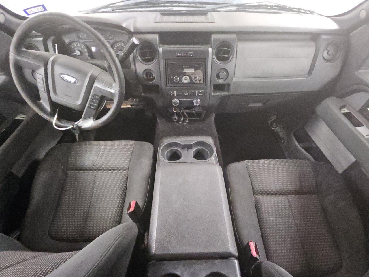2014 Ford F150 Super Cab Gray vin: 1FTFX1CF5EKD28800 Damage: Stereo, Aftermarket, Acceptable