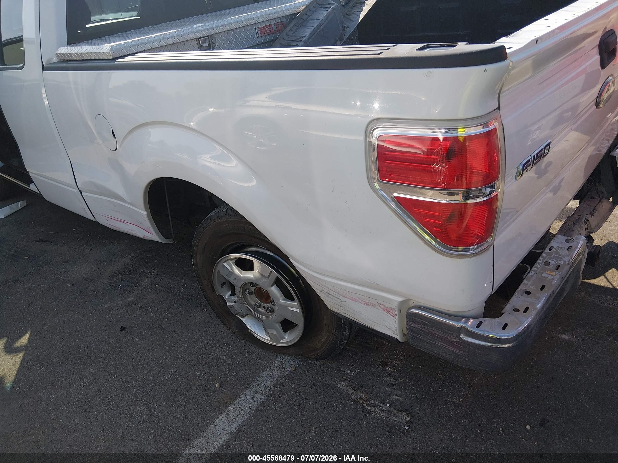 2012 Ford F-150 Xlt White vin: 1FTFX1CF6CFB26585