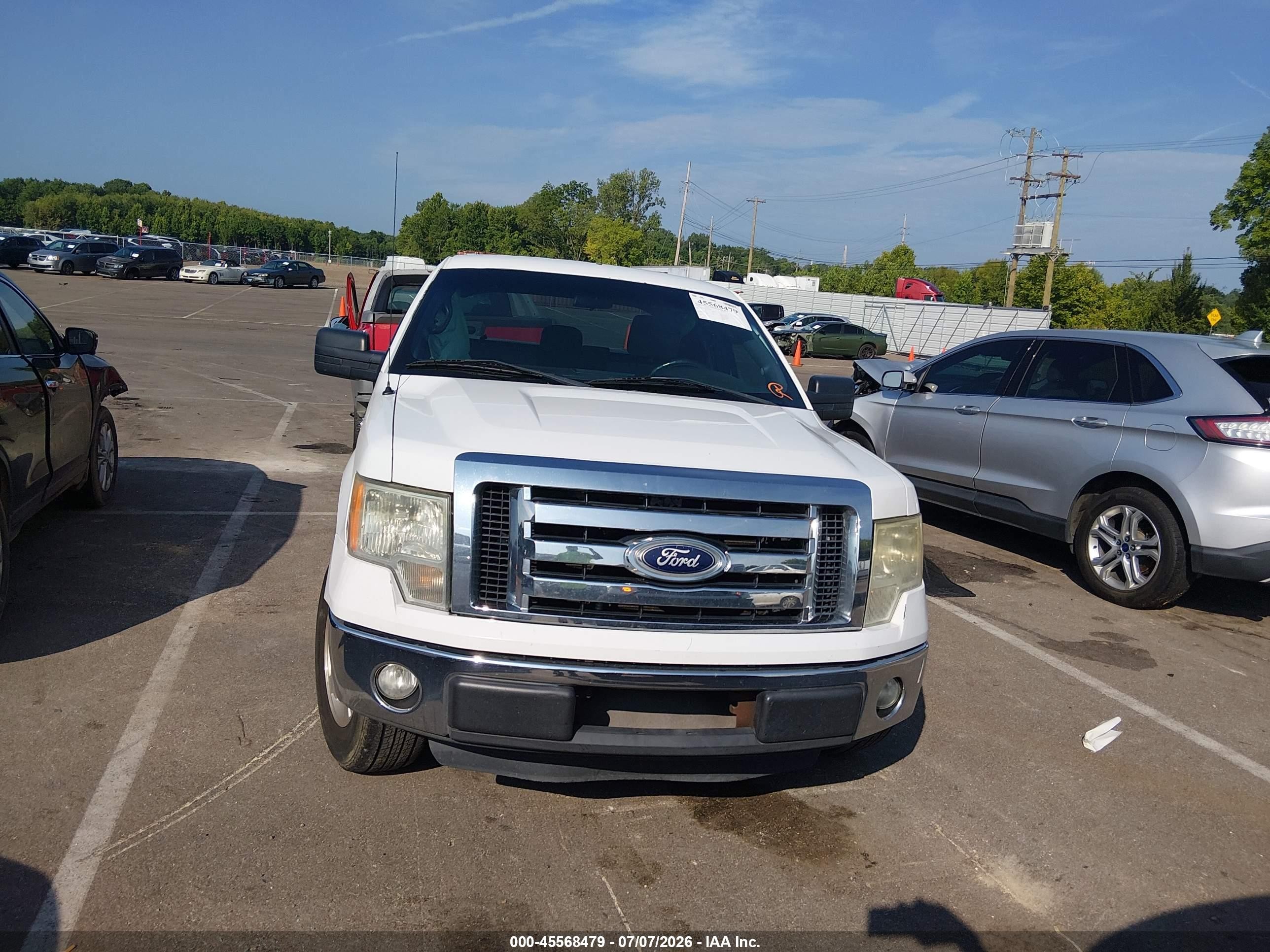 2012 Ford F-150 Xlt White vin: 1FTFX1CF6CFB26585