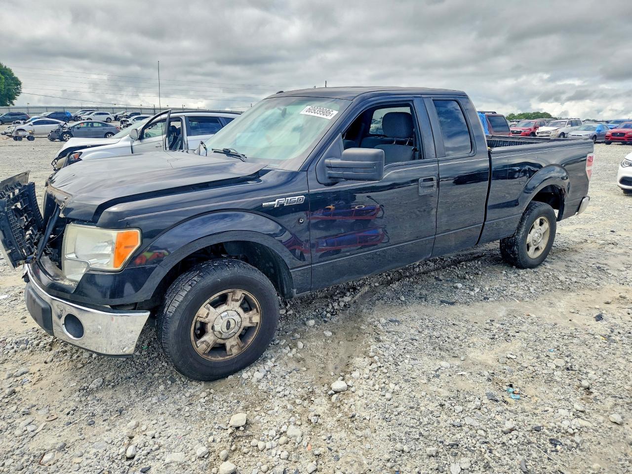 2012 Ford F150 Super Cab Черный vin: 1FTFX1CF6CFD03121