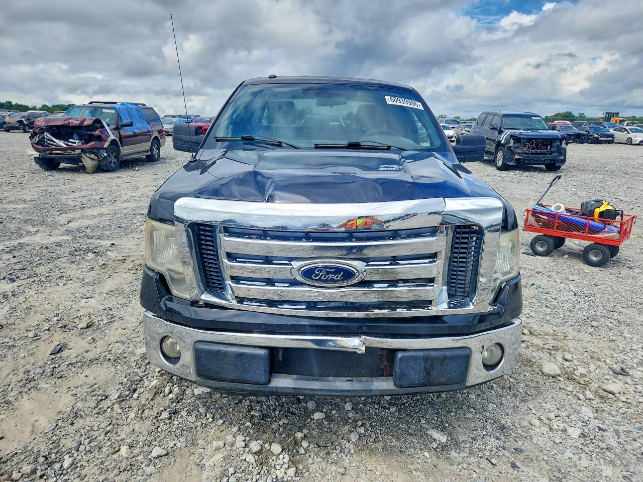 2012 Ford F150 Super Cab Черный vin: 1FTFX1CF6CFD03121