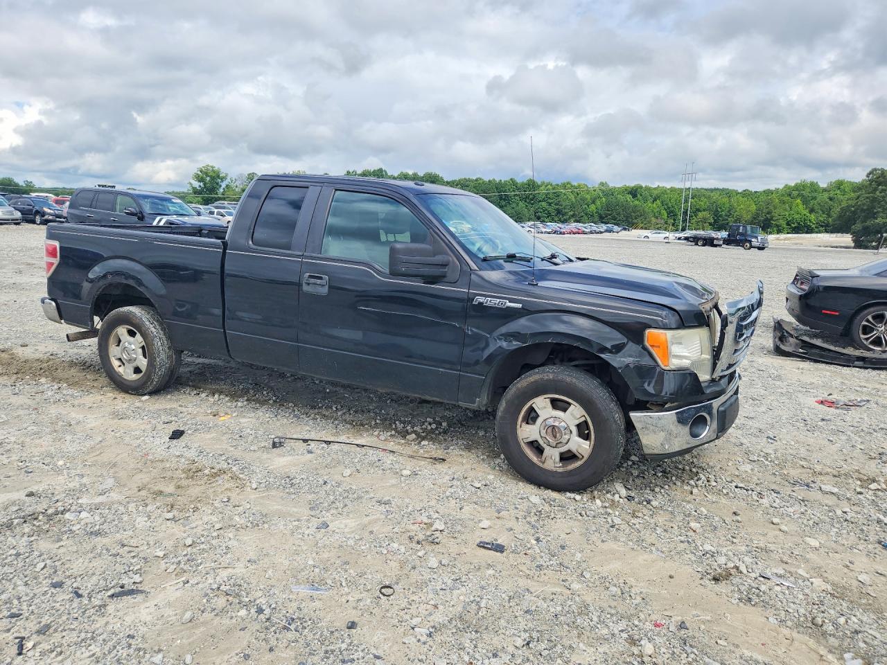 2012 Ford F150 Super Cab Черный vin: 1FTFX1CF6CFD03121