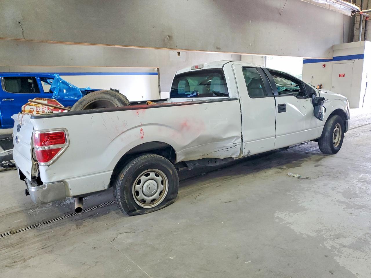 2012 Ford F150 Super Cab White vin: 1FTFX1CF6CKD89070