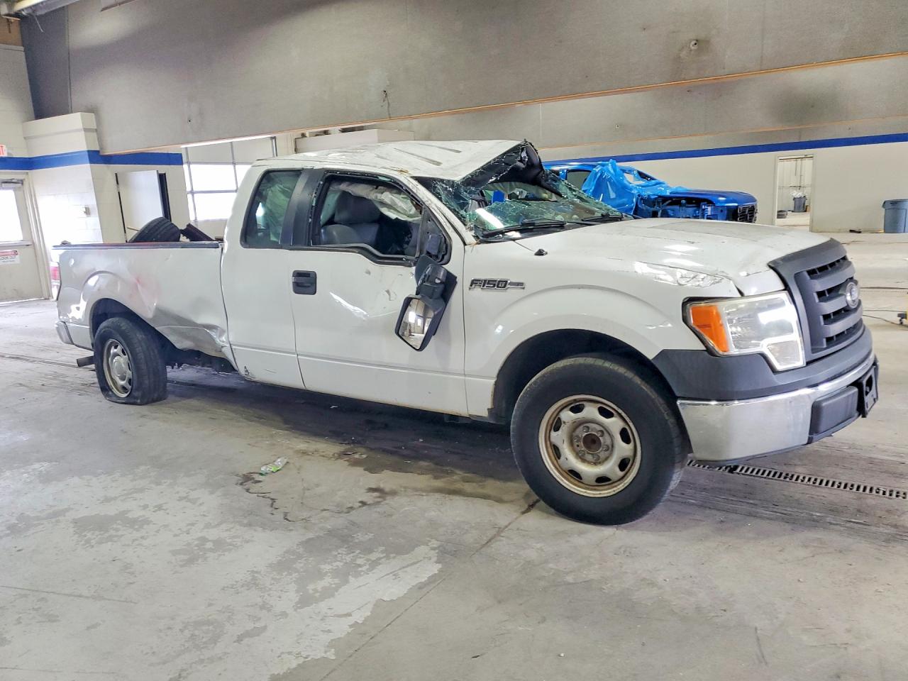 2012 Ford F150 Super Cab White vin: 1FTFX1CF6CKD89070