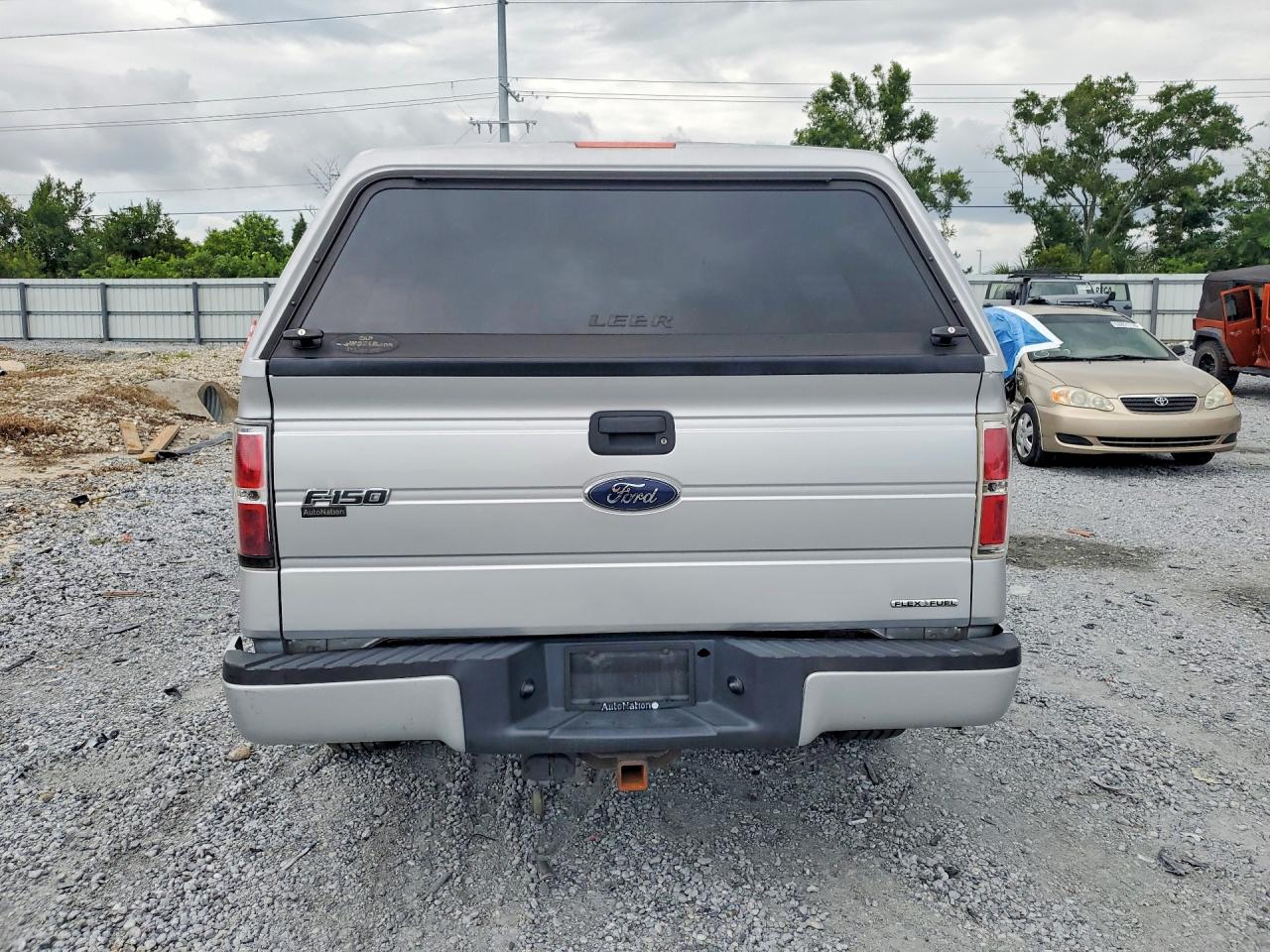 2013 Ford F150 Super Cab Silver vin: 1FTFX1CF6DFC32665