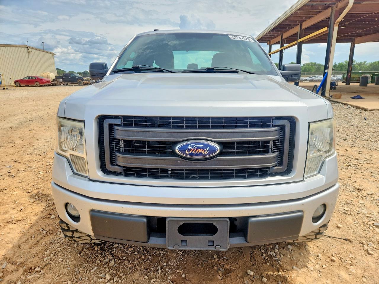 2013 Ford F150 Super Cab Серебряный vin: 1FTFX1CF6DFD19062