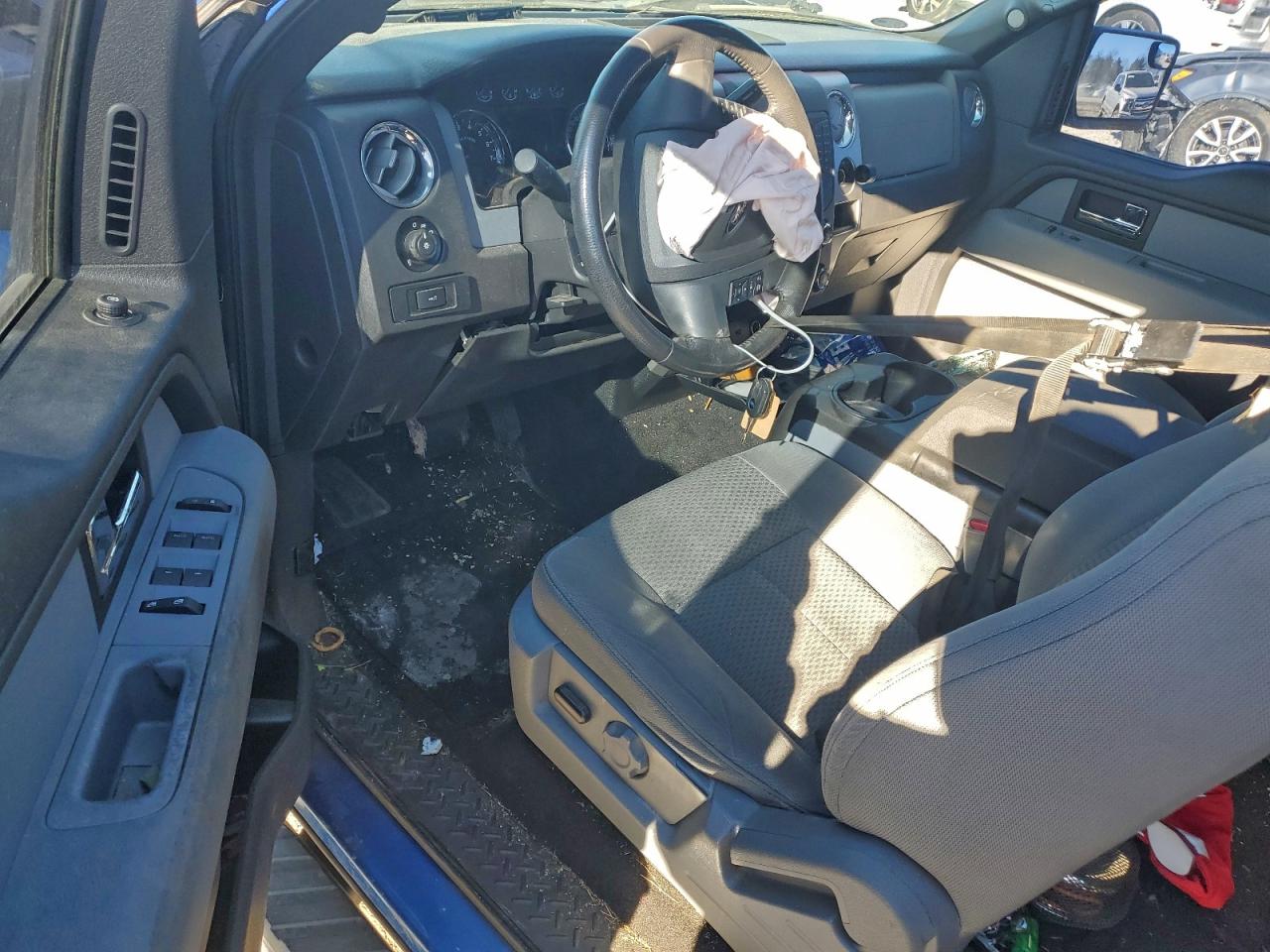 2013 Ford F150 Super Cab Blue vin: 1FTFX1CF6DKF75726