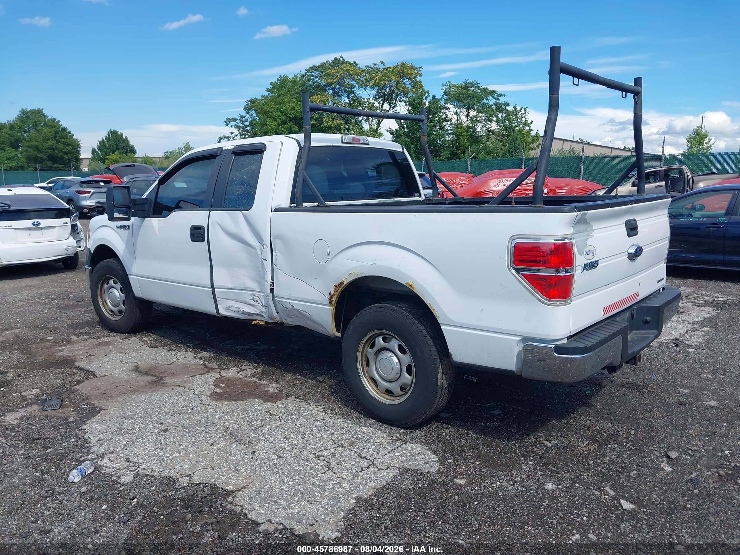 2014 Ford F-150 Xl White vin: 1FTFX1CF6EKF57034