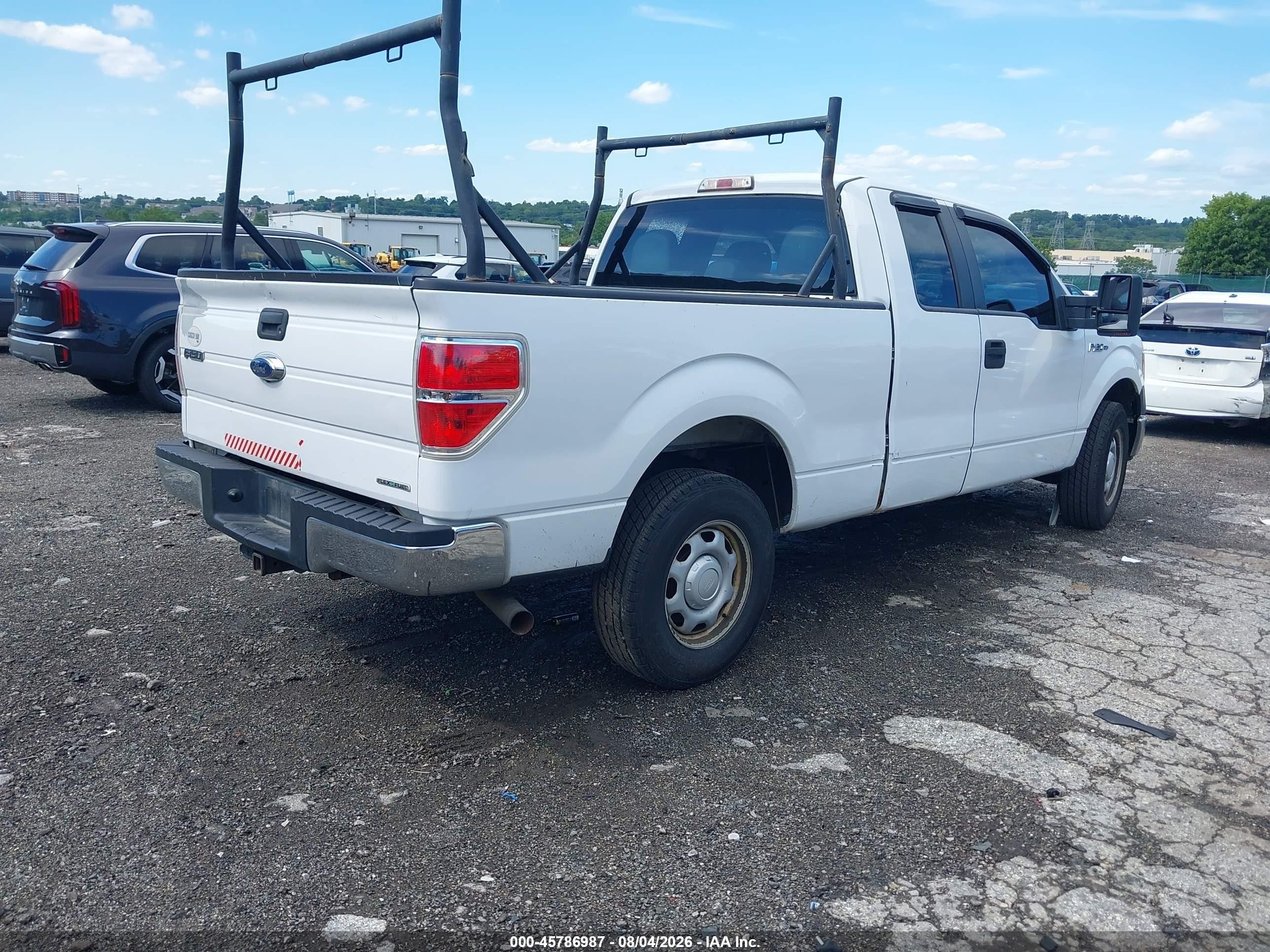 2014 Ford F-150 Xl White vin: 1FTFX1CF6EKF57034