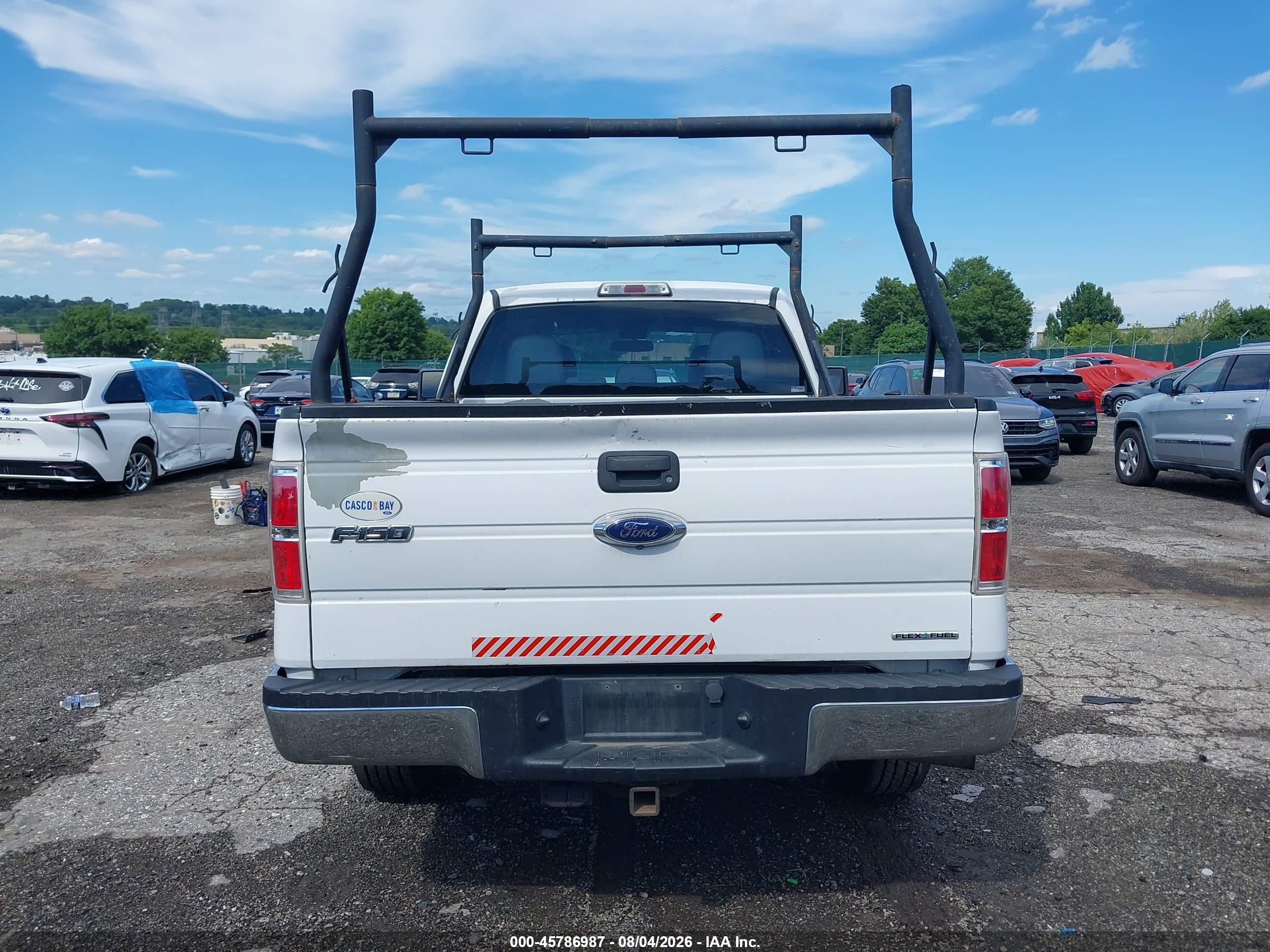 2014 Ford F-150 Xl White vin: 1FTFX1CF6EKF57034