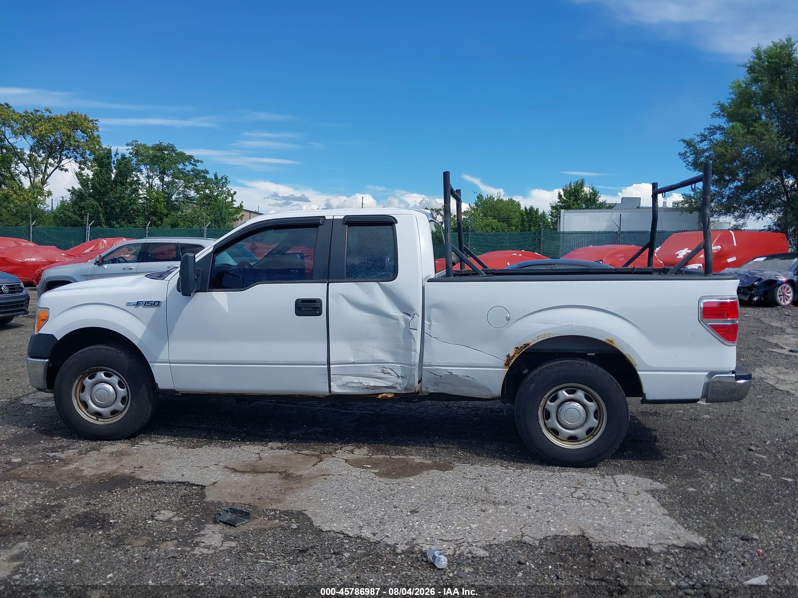 2014 Ford F-150 Xl White vin: 1FTFX1CF6EKF57034