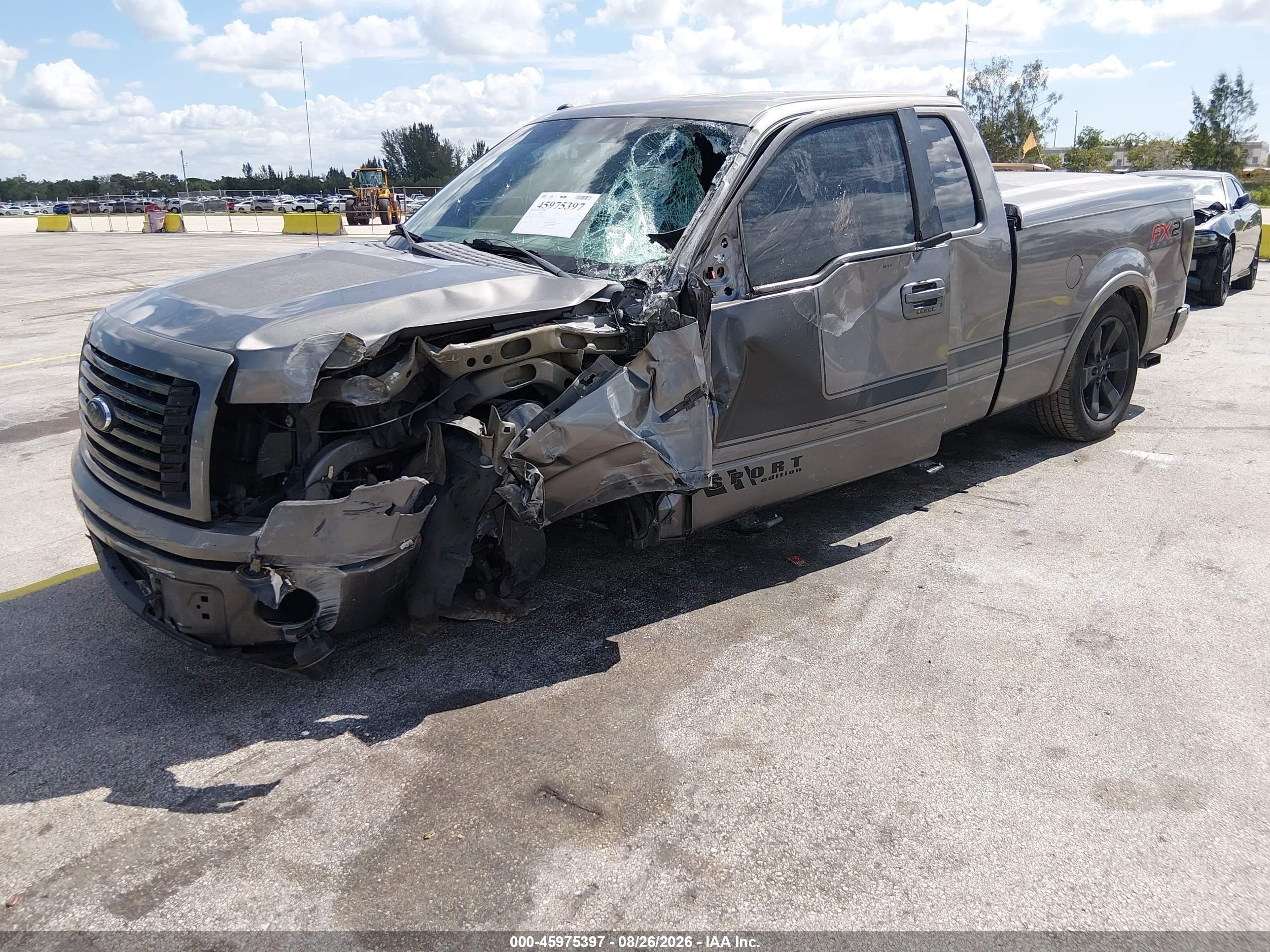 2012 Ford F-150 Fx2 Gray vin: 1FTFX1CF7CFC70310