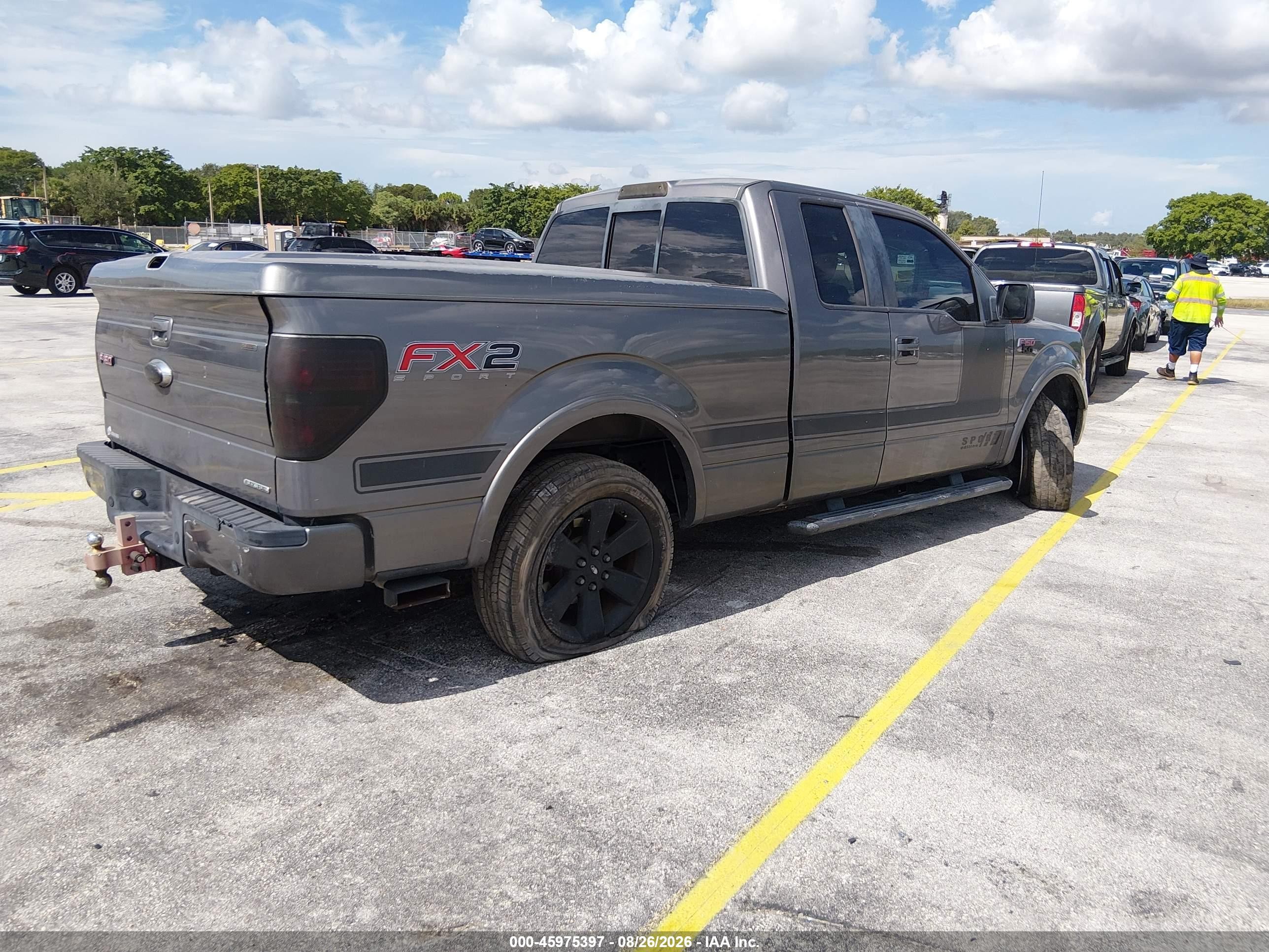 2012 Ford F-150 Fx2 Gray vin: 1FTFX1CF7CFC70310
