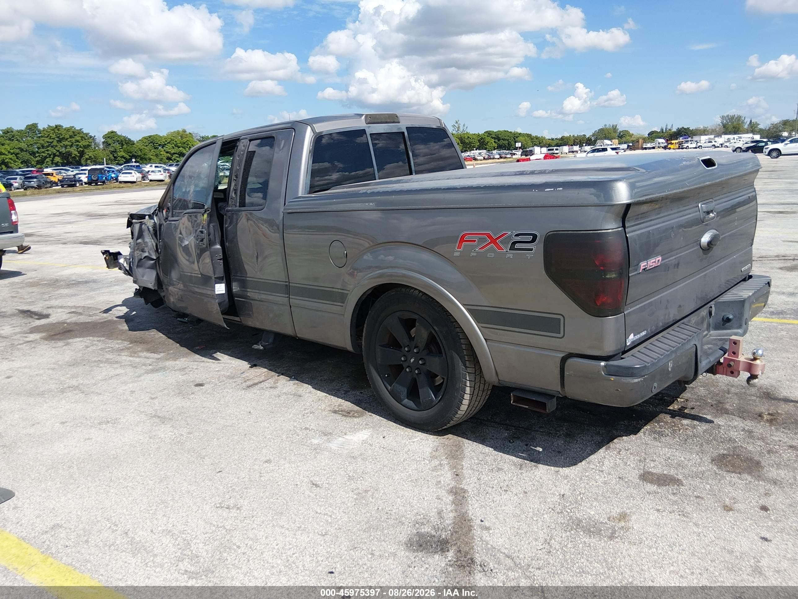 2012 Ford F-150 Fx2 Gray vin: 1FTFX1CF7CFC70310