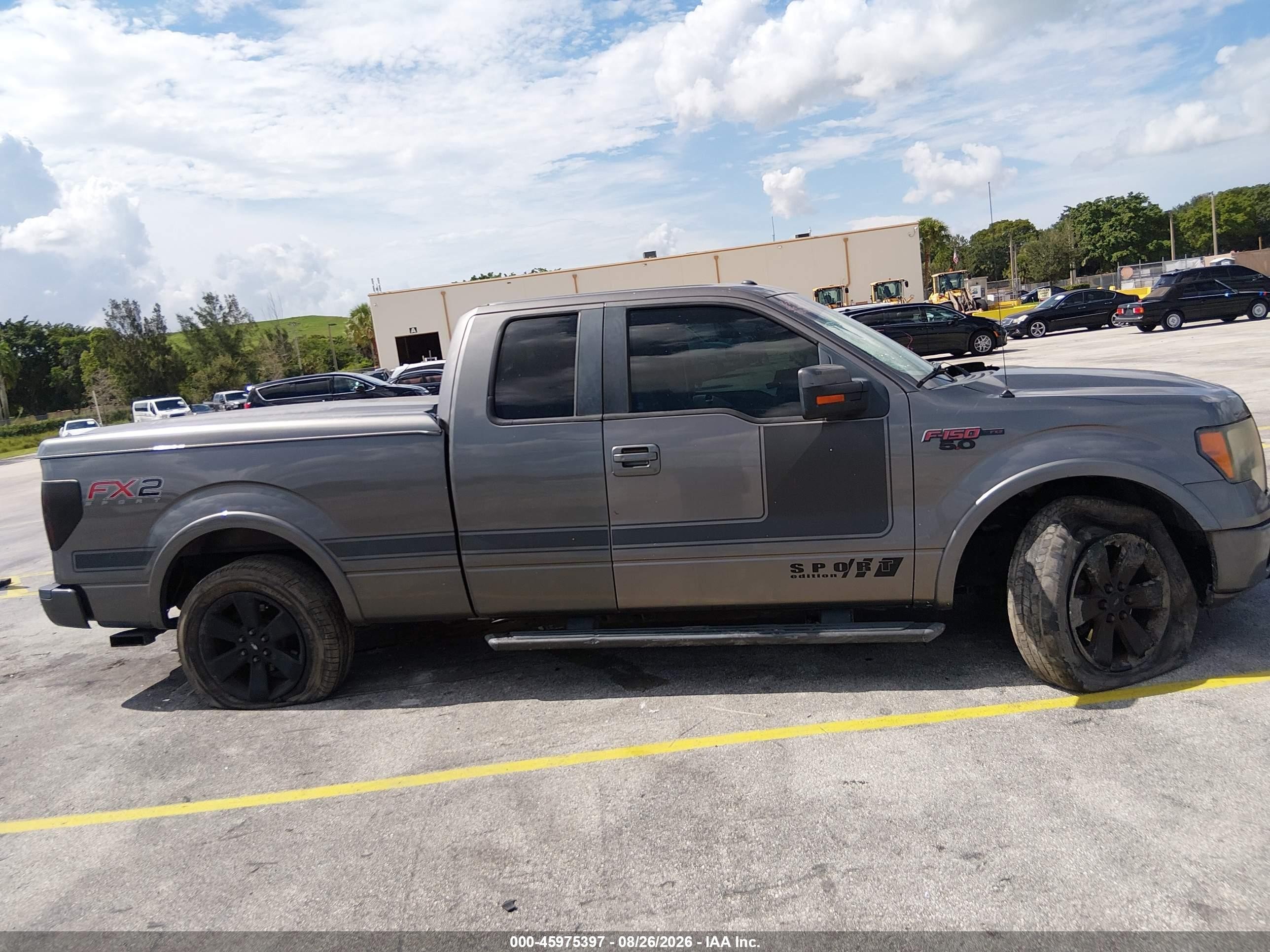 2012 Ford F-150 Fx2 Gray vin: 1FTFX1CF7CFC70310