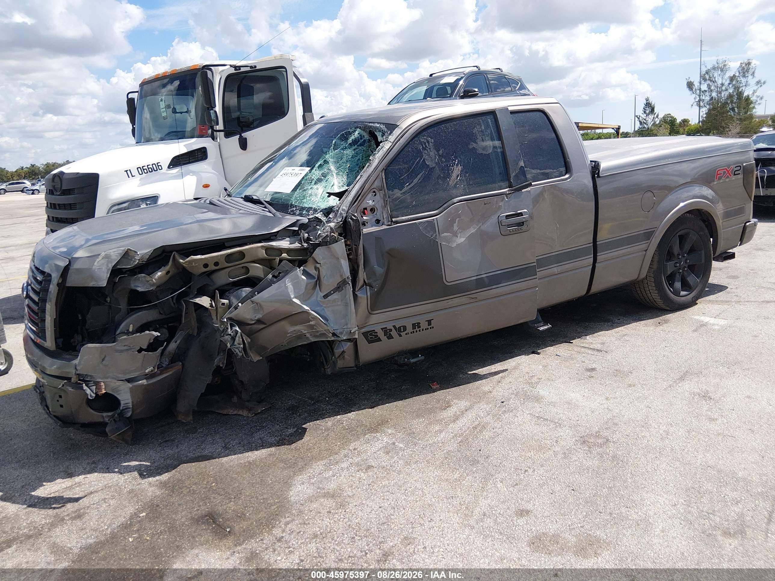 2012 Ford F-150 Fx2 Gray vin: 1FTFX1CF7CFC70310