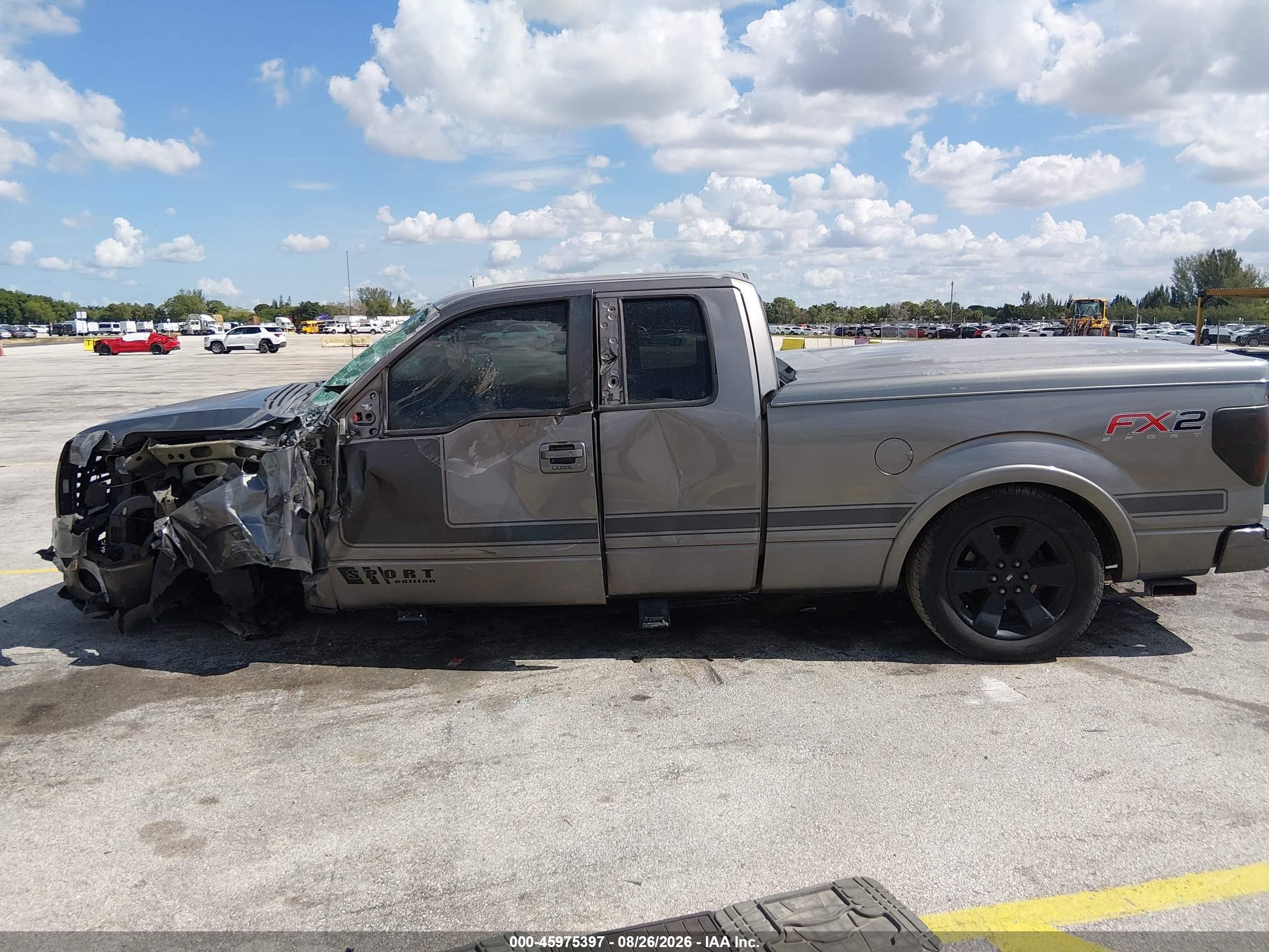 2012 Ford F-150 Fx2 Gray vin: 1FTFX1CF7CFC70310