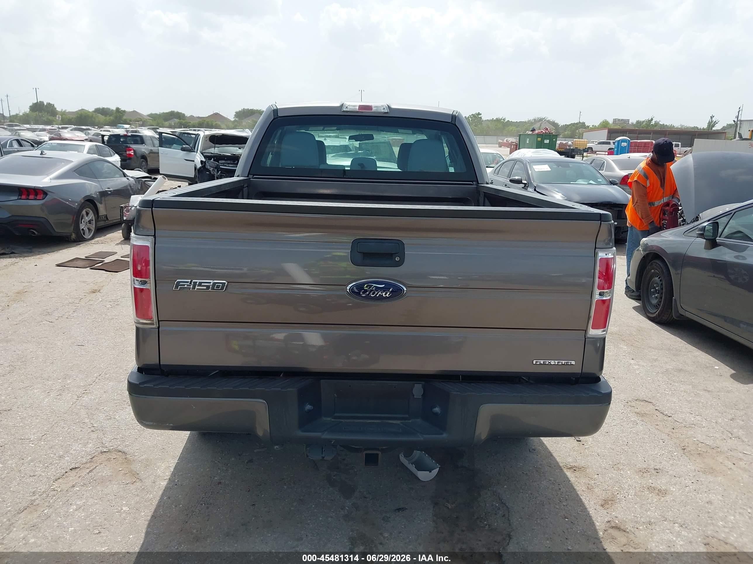 2014 Ford F-150 Stx Gray vin: 1FTFX1CF7EFC93668