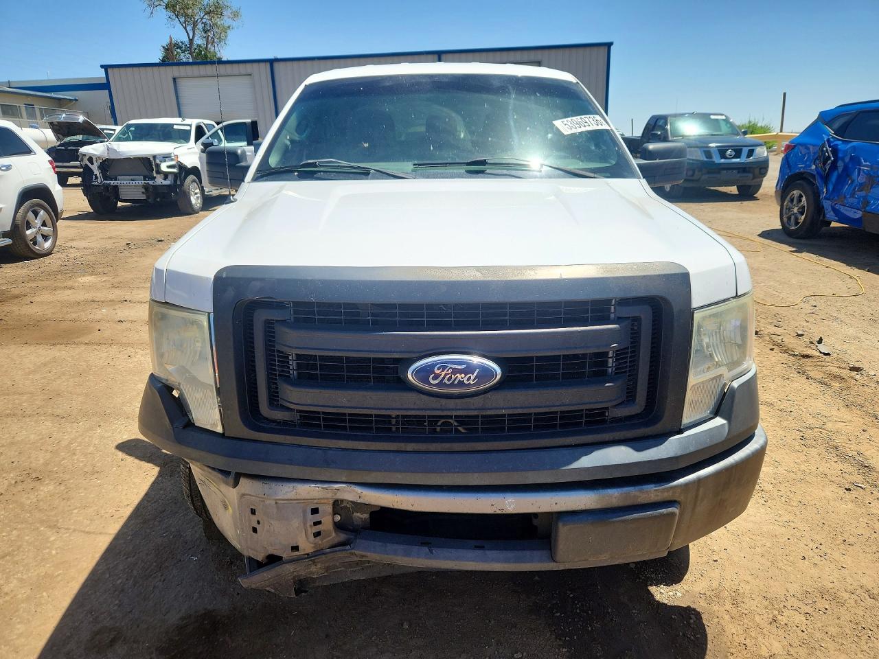 2014 Ford F150 Super Cab White vin: 1FTFX1CF7EKF24088