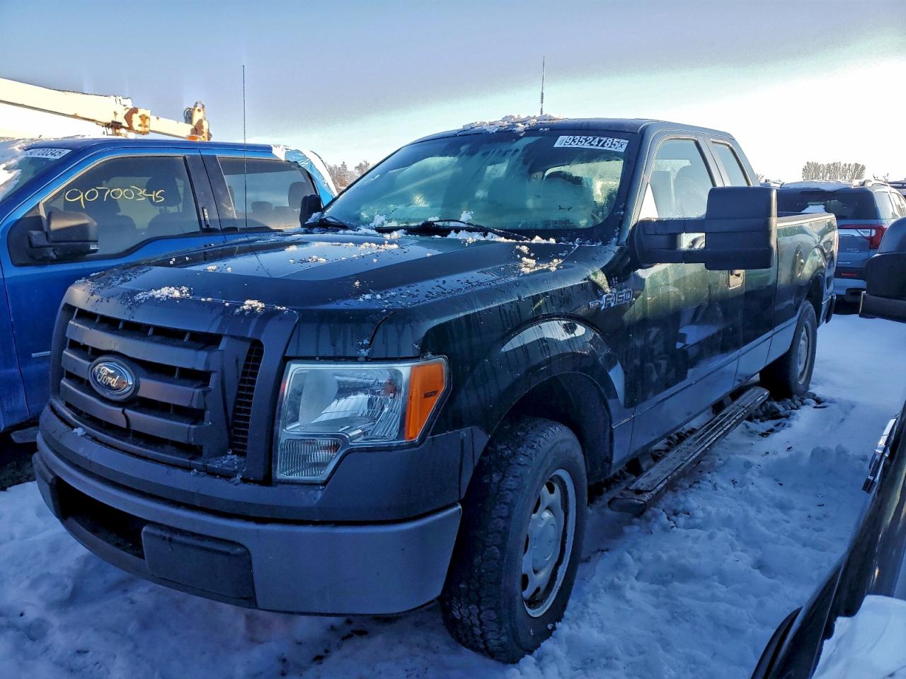 2012 Ford F150 Super Cab Зеленый vin: 1FTFX1CF8CFB57885