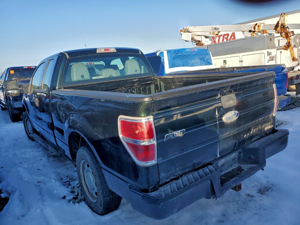 2012 Ford F150 Super Cab Зеленый vin: 1FTFX1CF8CFB57885