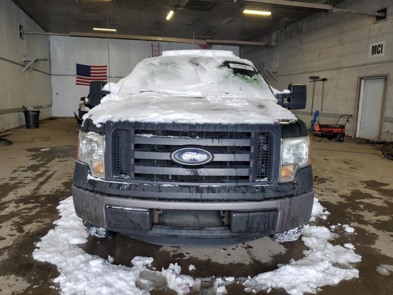 2012 Ford F150 Super Cab Зеленый vin: 1FTFX1CF8CFB57885 Damage: Left Head Lamp, Faded, Repair Required