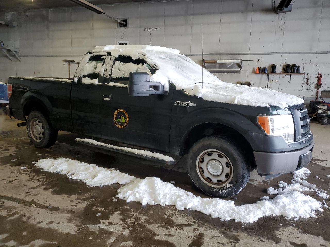 2012 Ford F150 Super Cab Зеленый vin: 1FTFX1CF8CFB57885 Damage: Right Running Board, Aftermarket, Acceptable