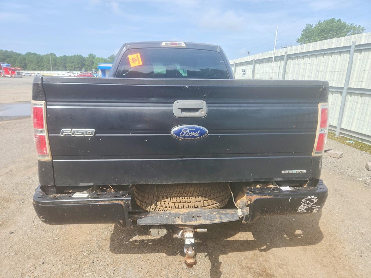 2013 Ford F150 Super Cab Black vin: 1FTFX1CF8DFA28451