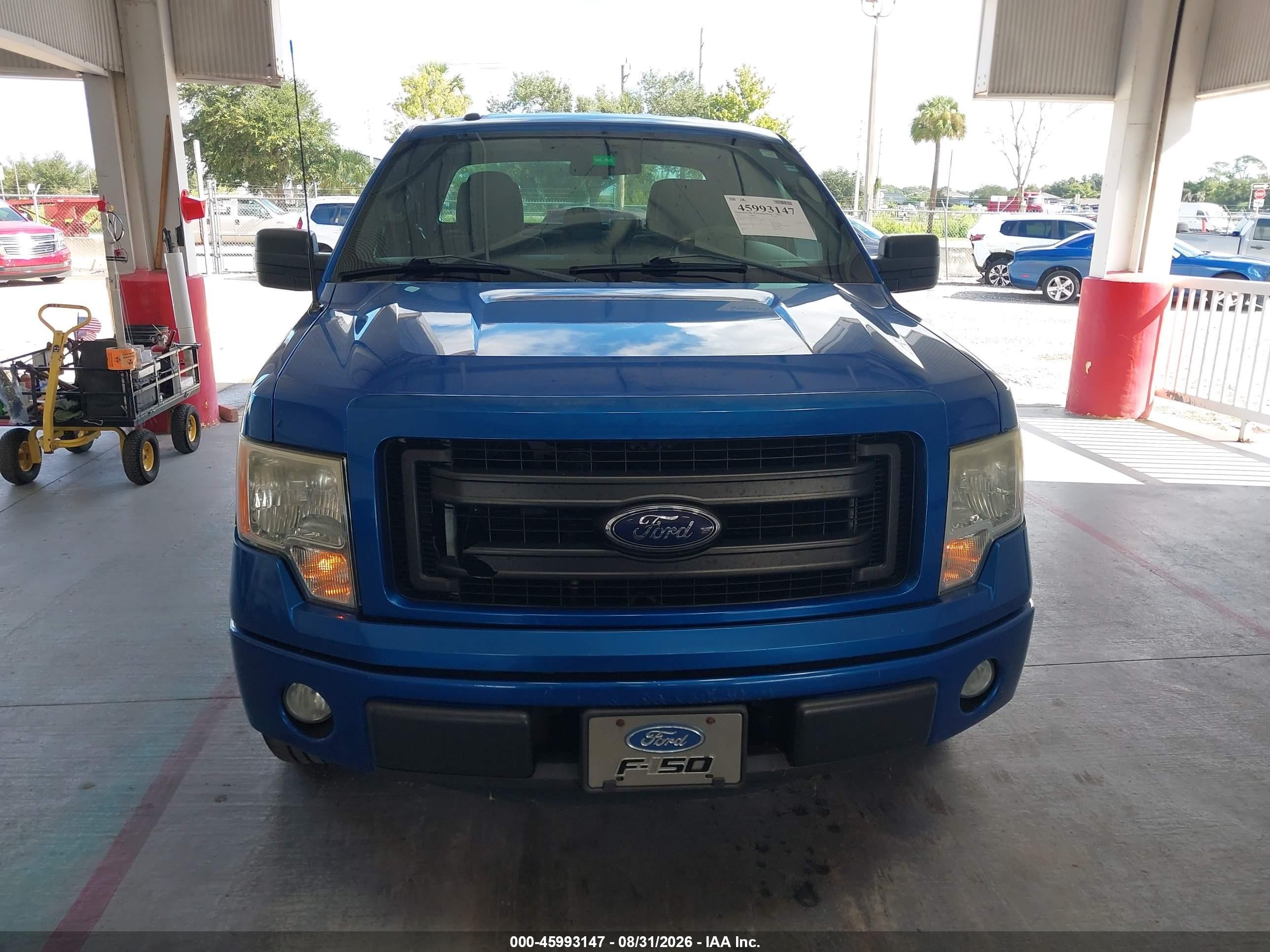 2013 Ford F-150 Stx Blue vin: 1FTFX1CF8DFC77154