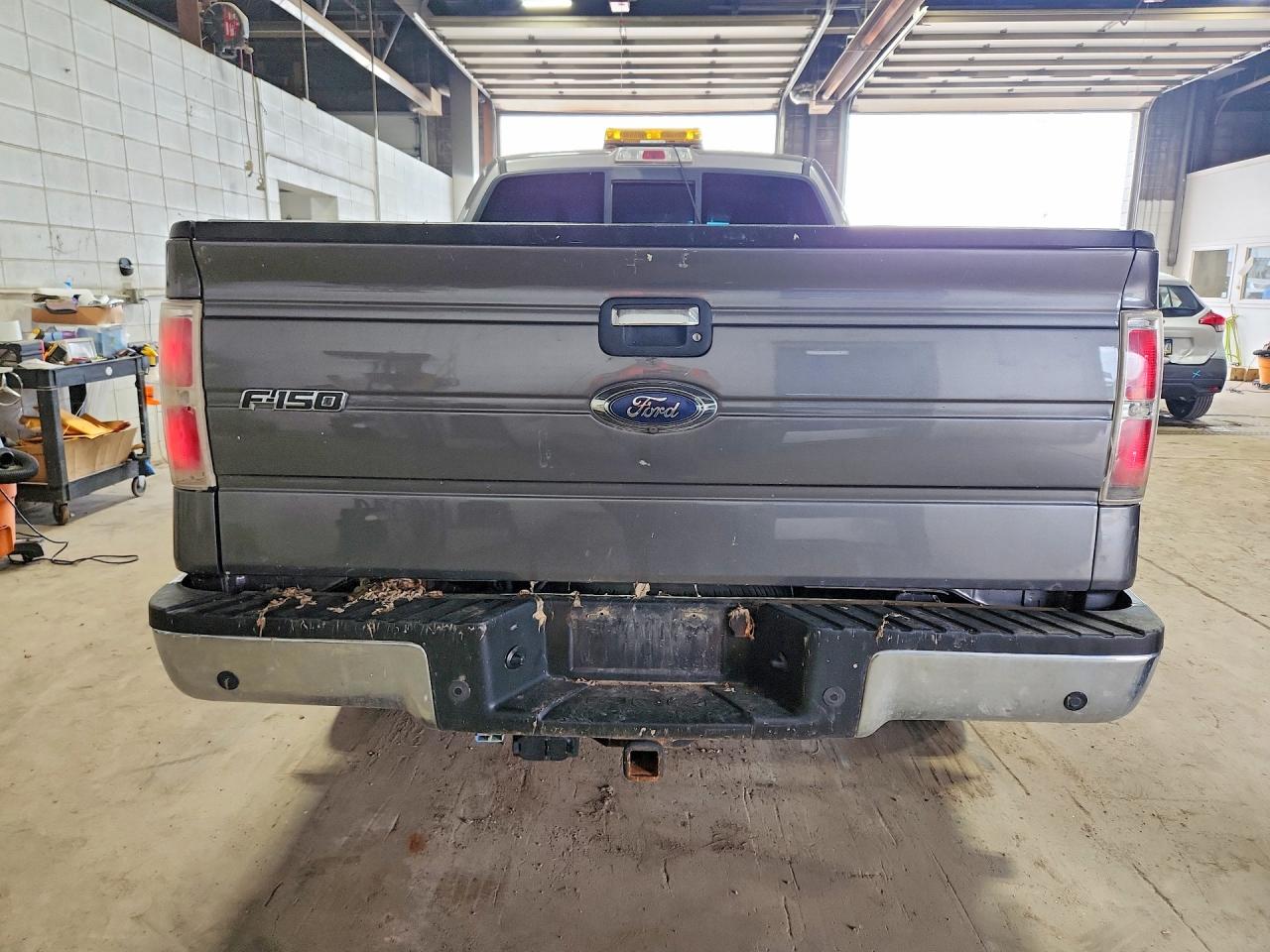 2014 Ford F150 Super Cab Gray vin: 1FTFX1CF8EKE98844