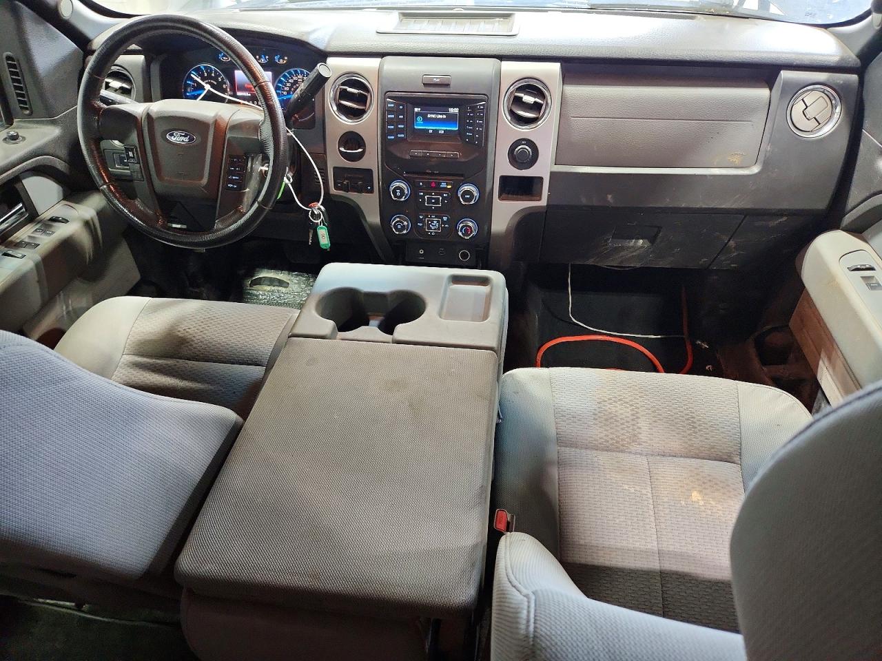 2014 Ford F150 Super Cab Gray vin: 1FTFX1CF8EKE98844