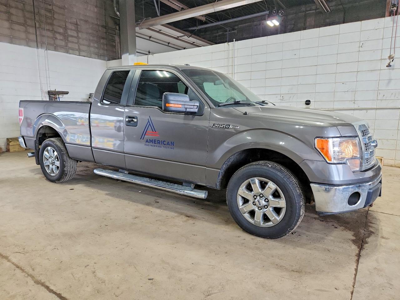 2014 Ford F150 Super Cab Gray vin: 1FTFX1CF8EKE98844