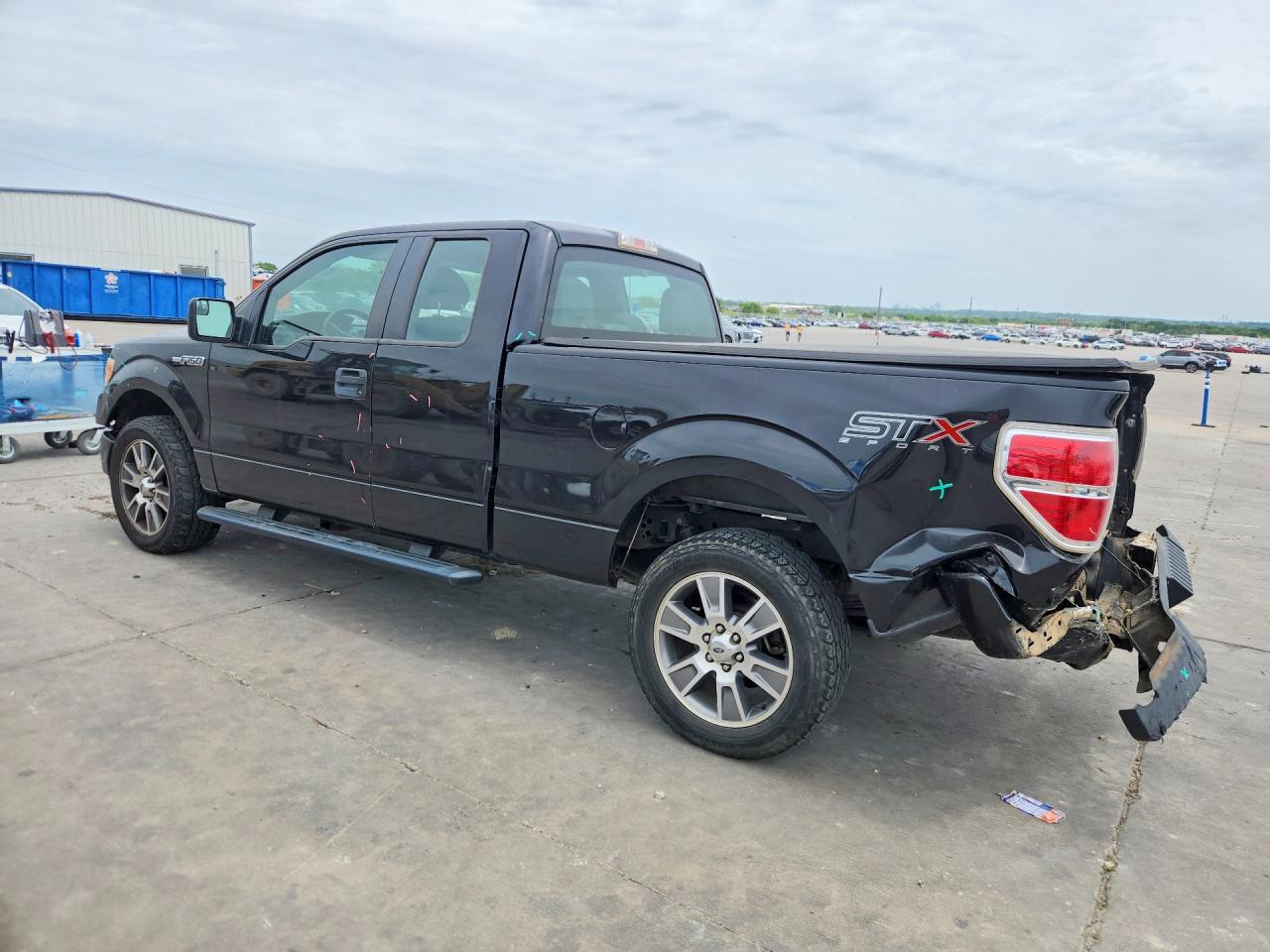 2014 Ford F150 Super Cab Black vin: 1FTFX1CF8EKF53549
