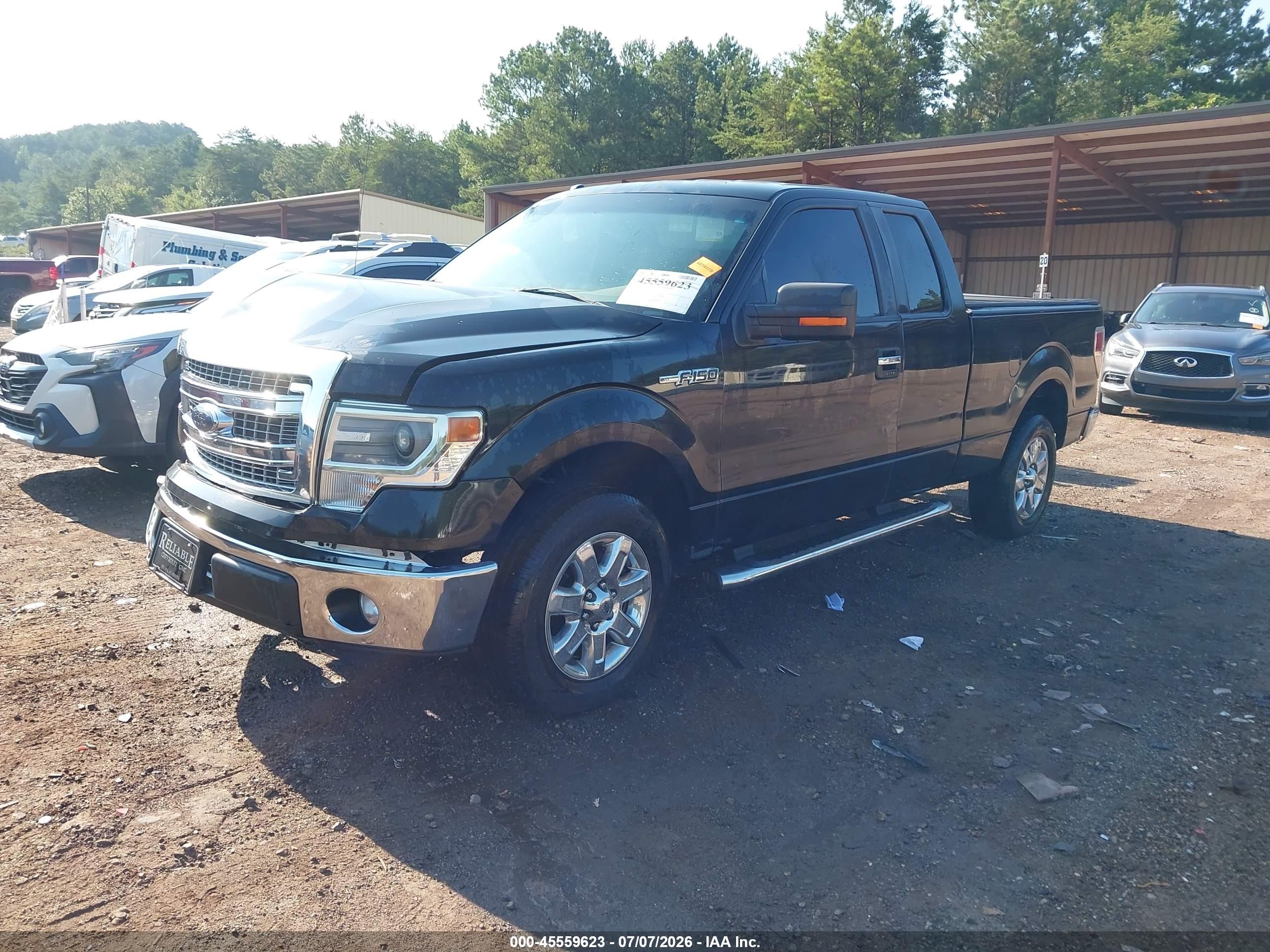 2014 Ford F-150 Fx2/lariat/stx/xl/xlt Black vin: 1FTFX1CF8EKG17587