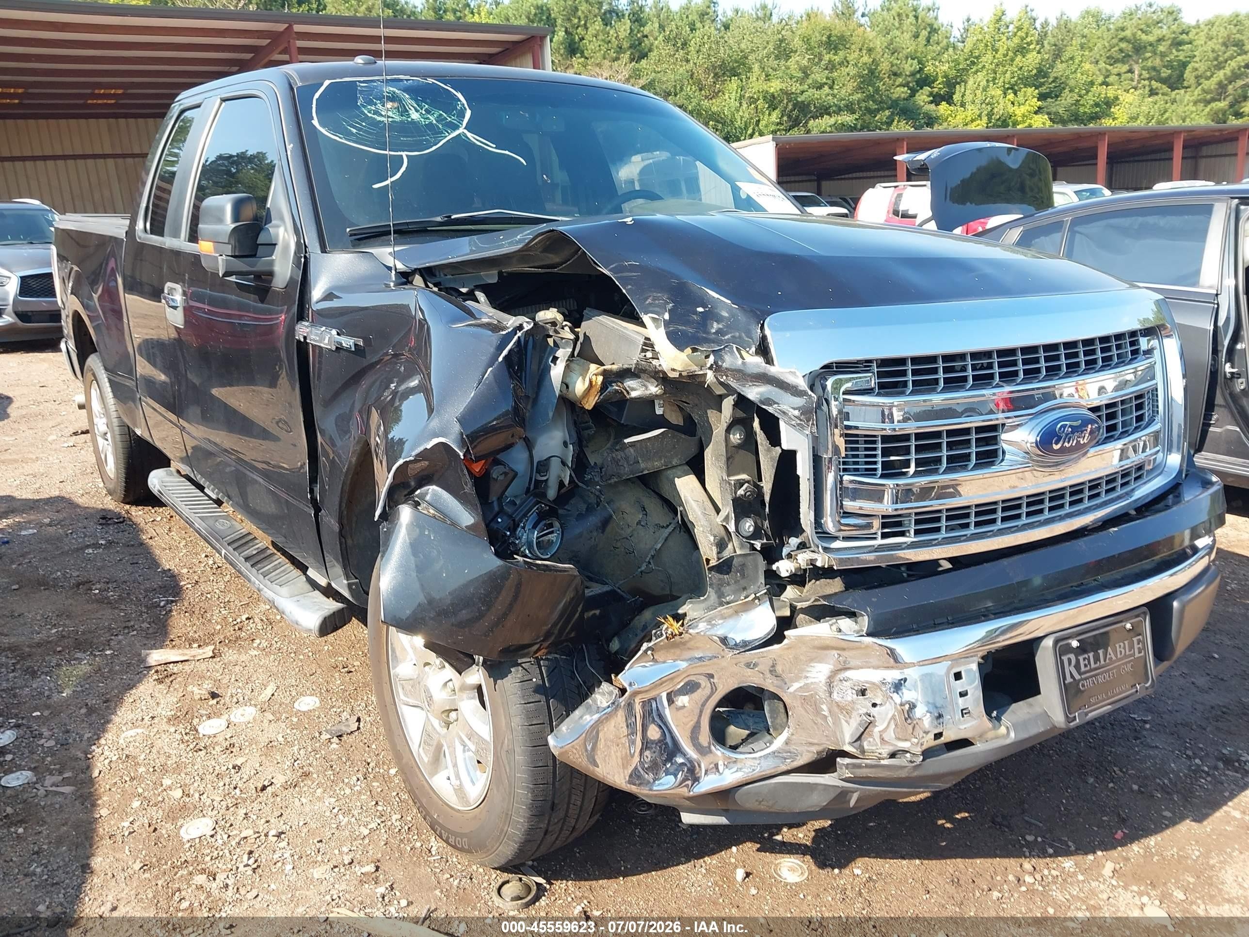 2014 Ford F-150 Fx2/lariat/stx/xl/xlt Black vin: 1FTFX1CF8EKG17587
