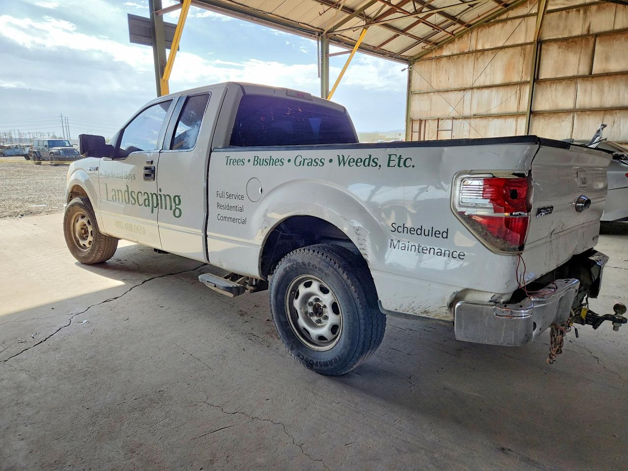 2014 Ford F150 Super Cab White vin: 1FTFX1CF8EKG33806