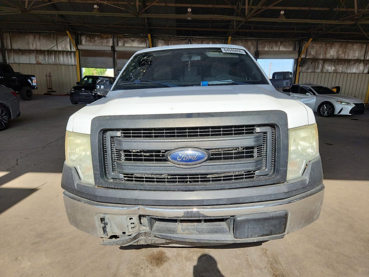 2014 Ford F150 Super Cab White vin: 1FTFX1CF8EKG33806