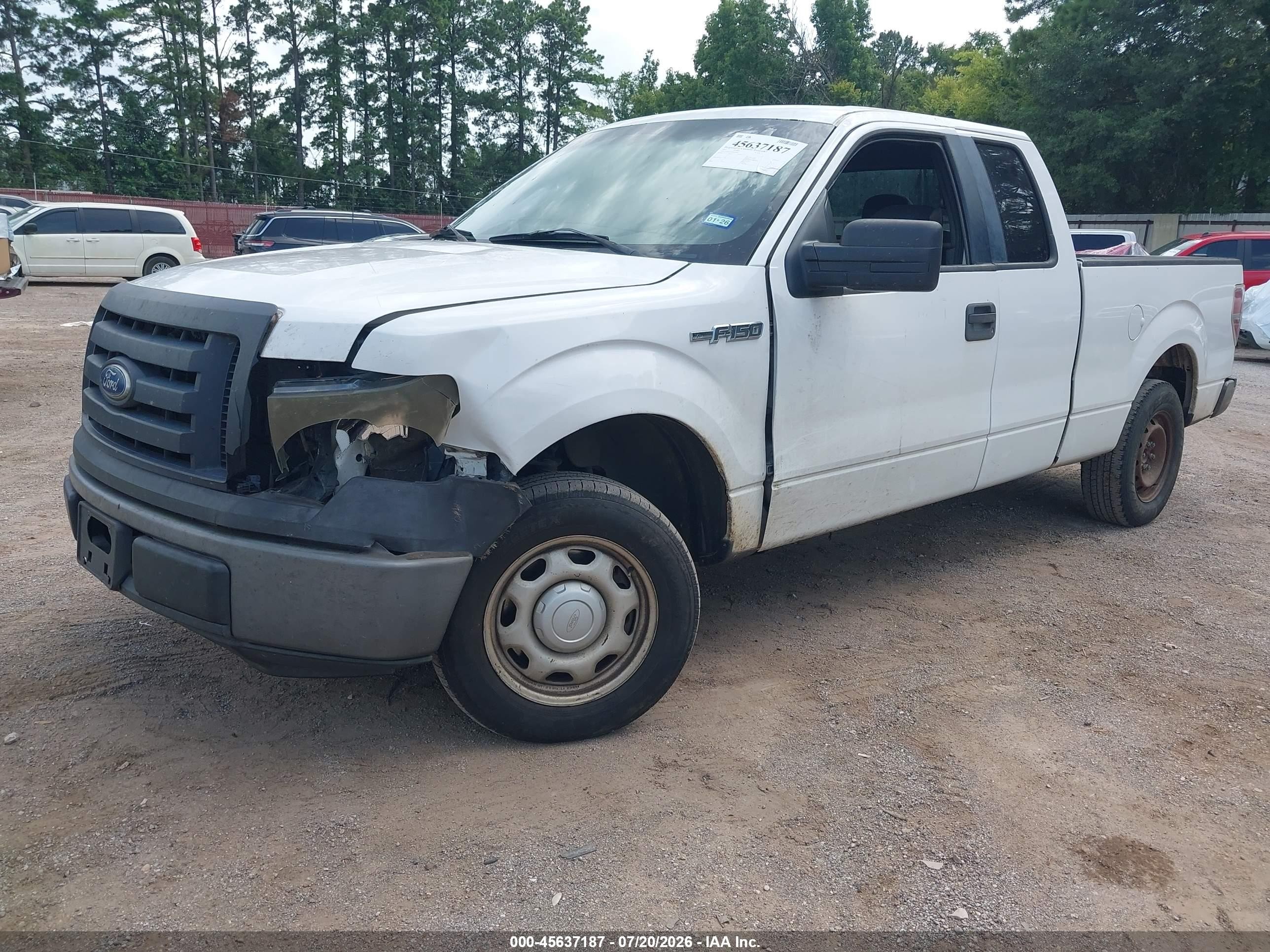 2011 Ford F-150 Xl White vin: 1FTFX1CF9BFB04093