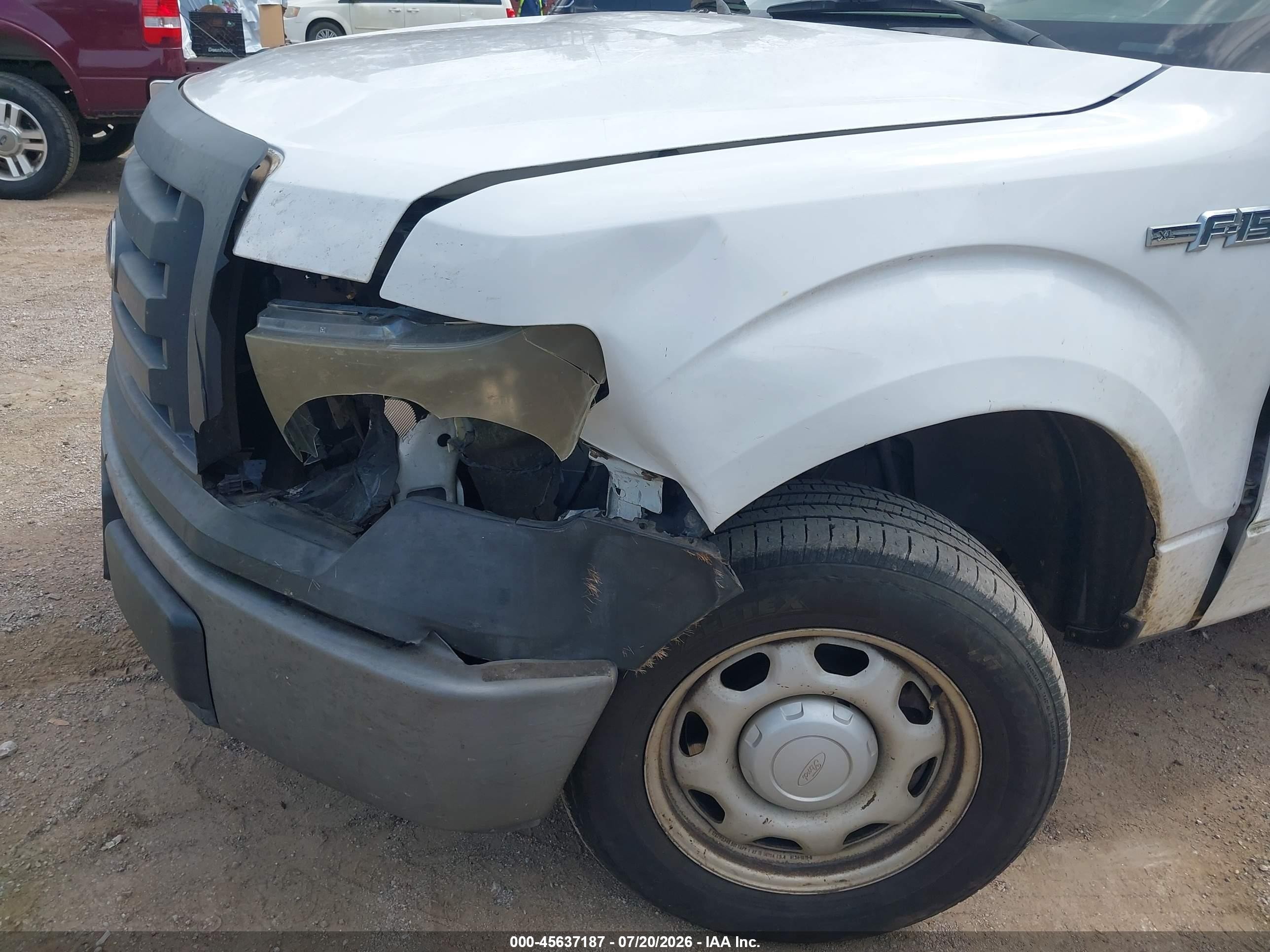 2011 Ford F-150 Xl White vin: 1FTFX1CF9BFB04093