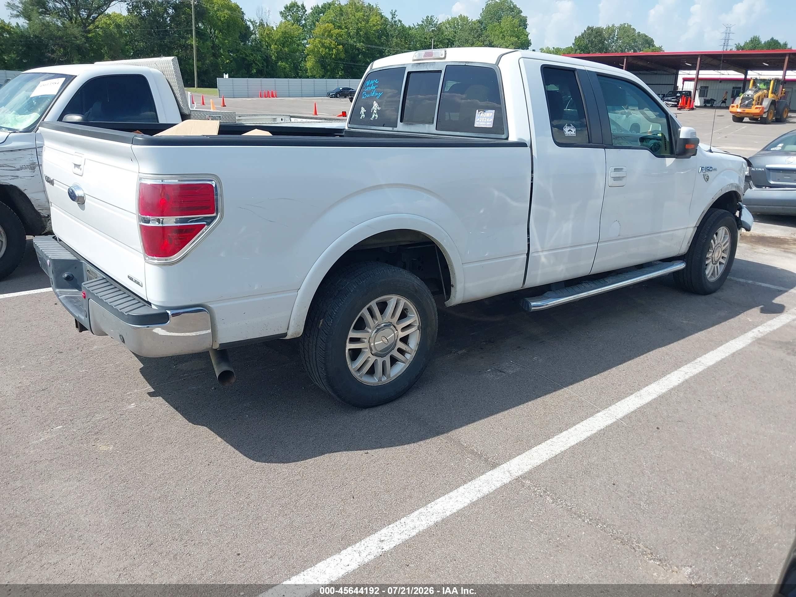 2011 Ford F-150 Lariat Белый vin: 1FTFX1CF9BFC66354