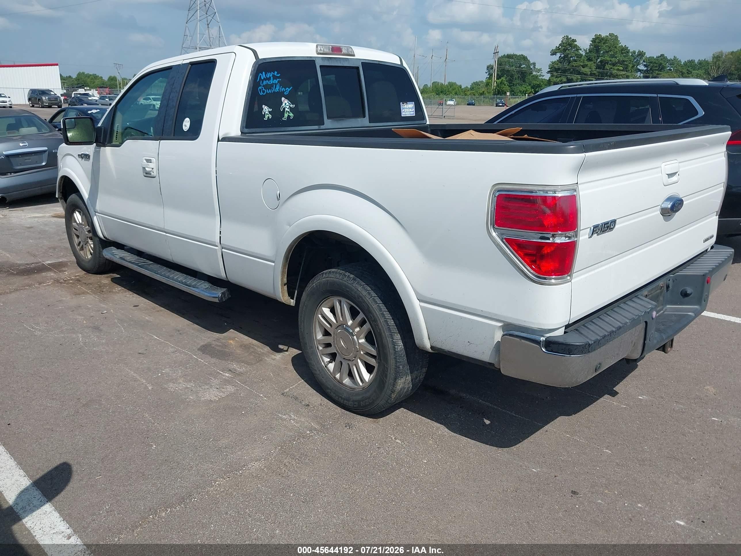 2011 Ford F-150 Lariat Белый vin: 1FTFX1CF9BFC66354