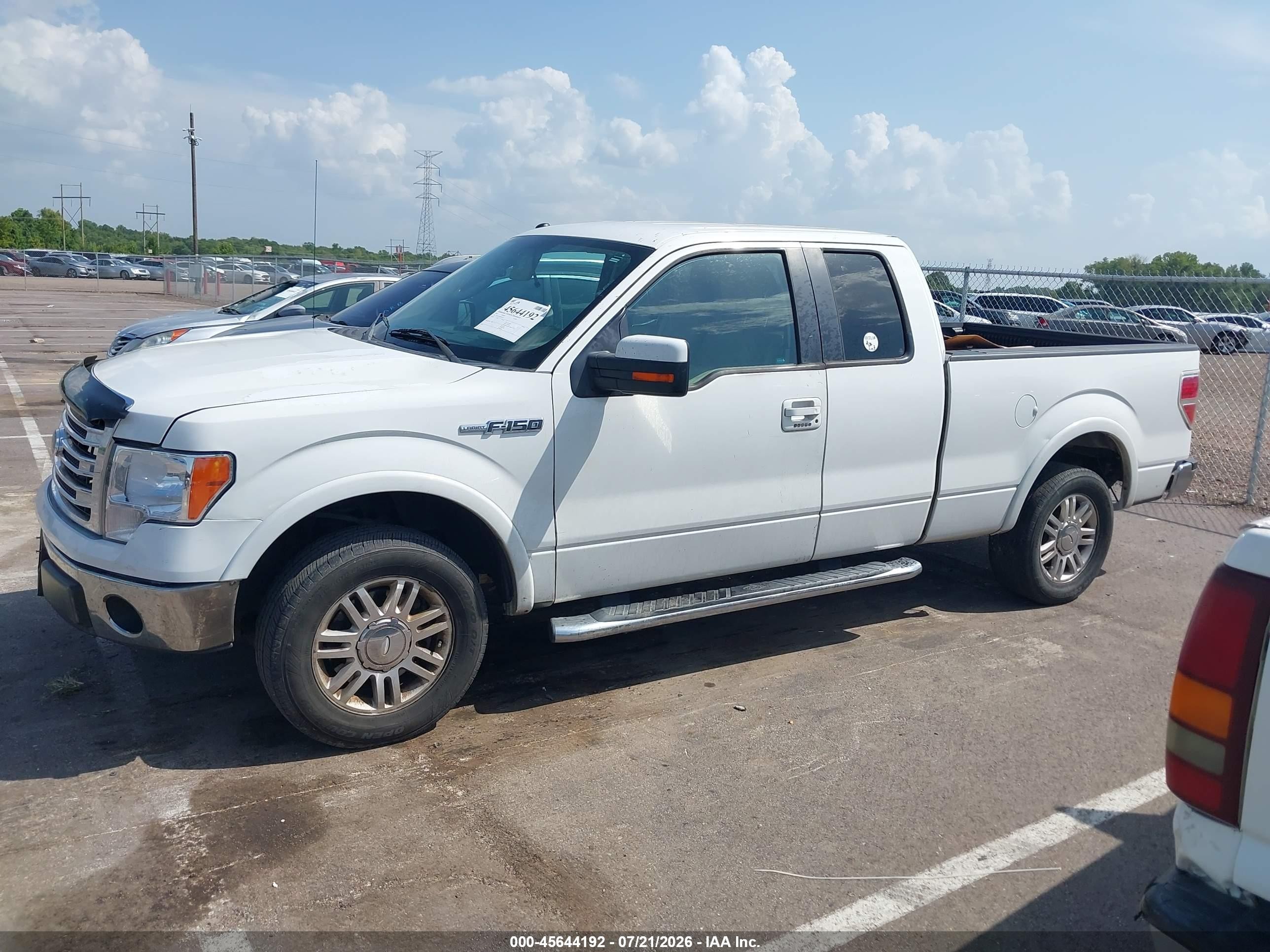 2011 Ford F-150 Lariat Белый vin: 1FTFX1CF9BFC66354
